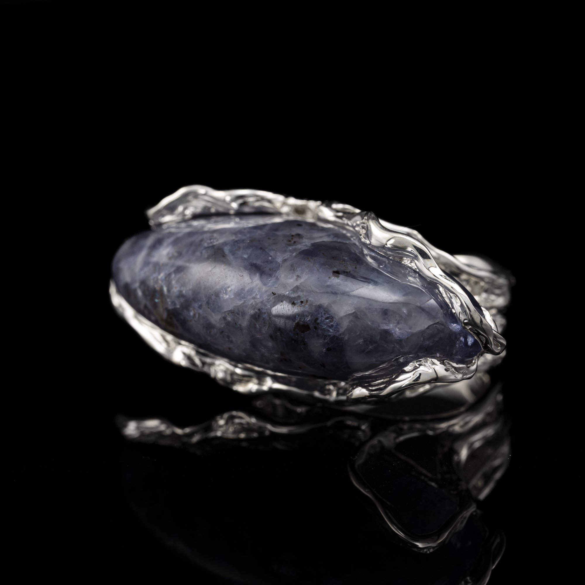 Каблучка з іолітом - зображення 2