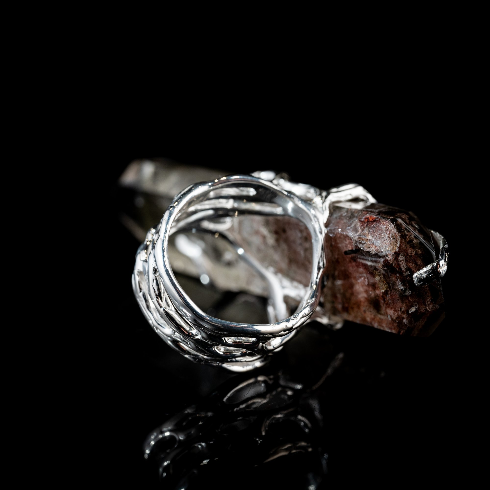 Каблучка з кварцом з включенням хлоріту - зображення 4