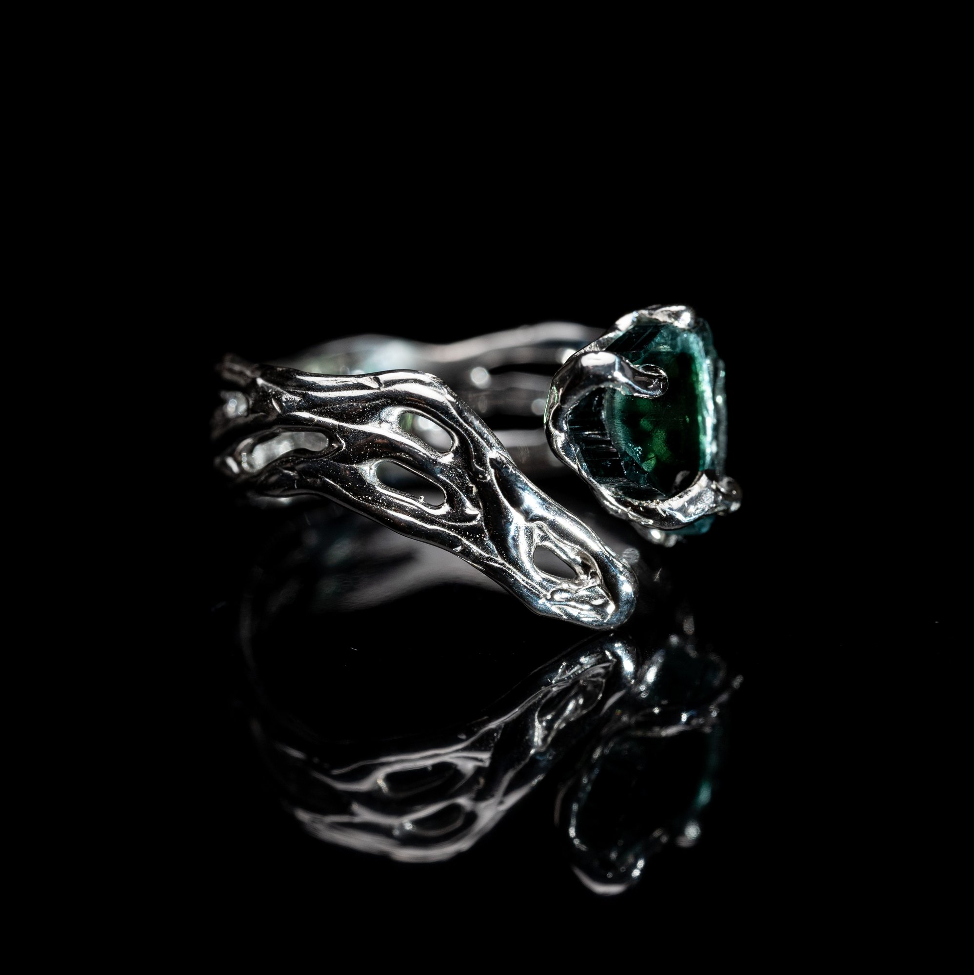 Каблучка з індиголітом - зображення 2