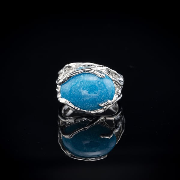 Каблучки з бірюзою