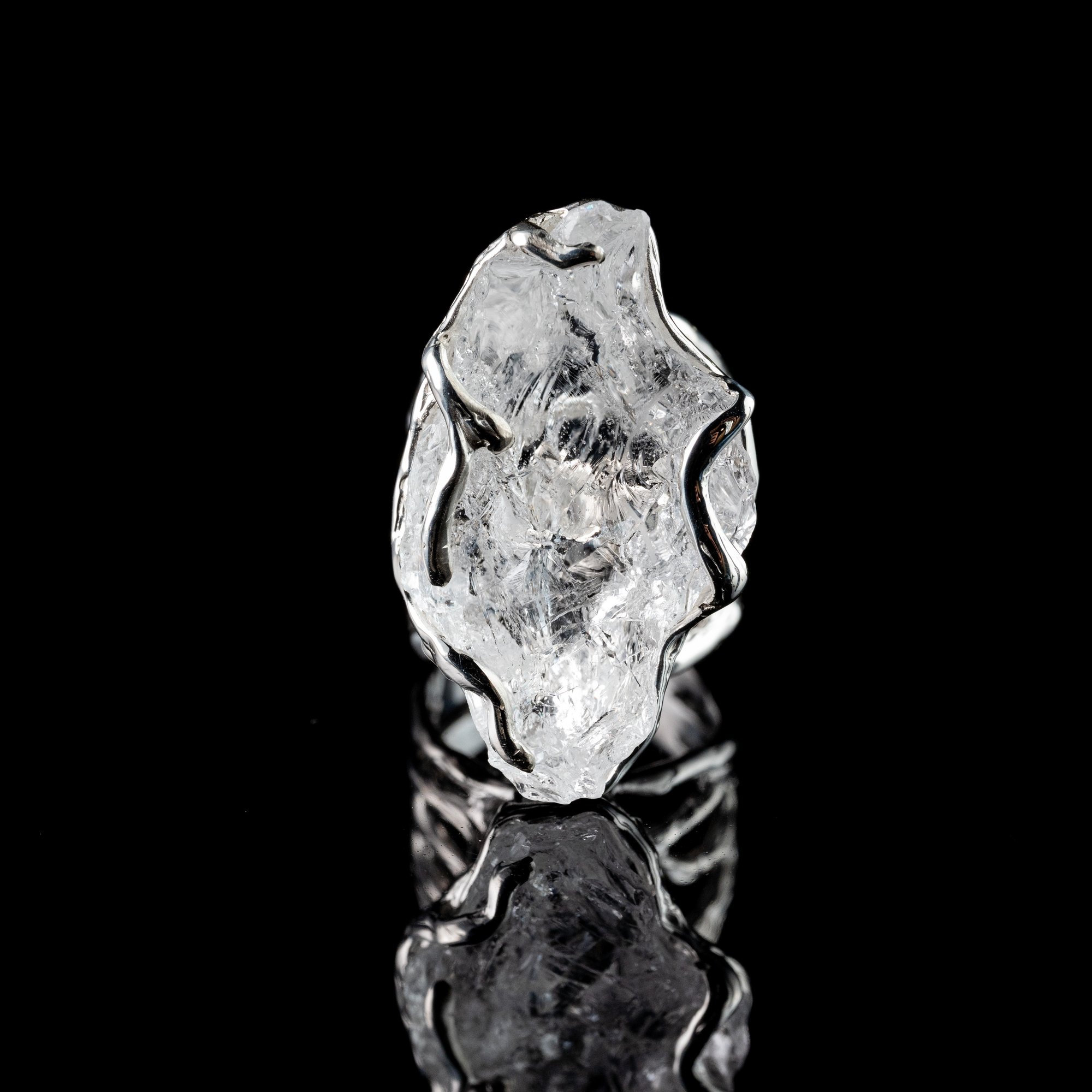 Каблучка з гірським кришталем