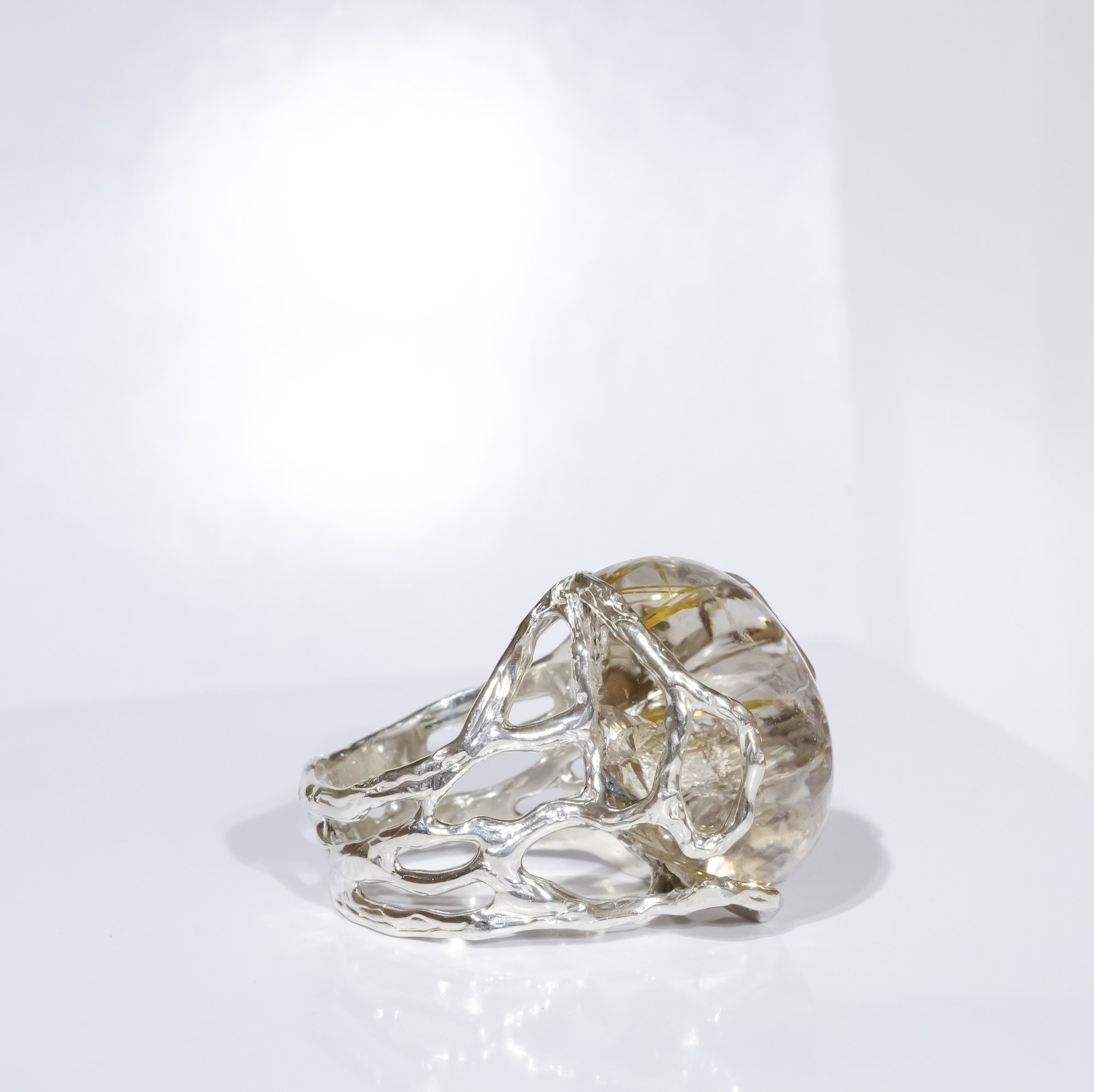 Каблучка з рутилованим кварцом - зображення 8