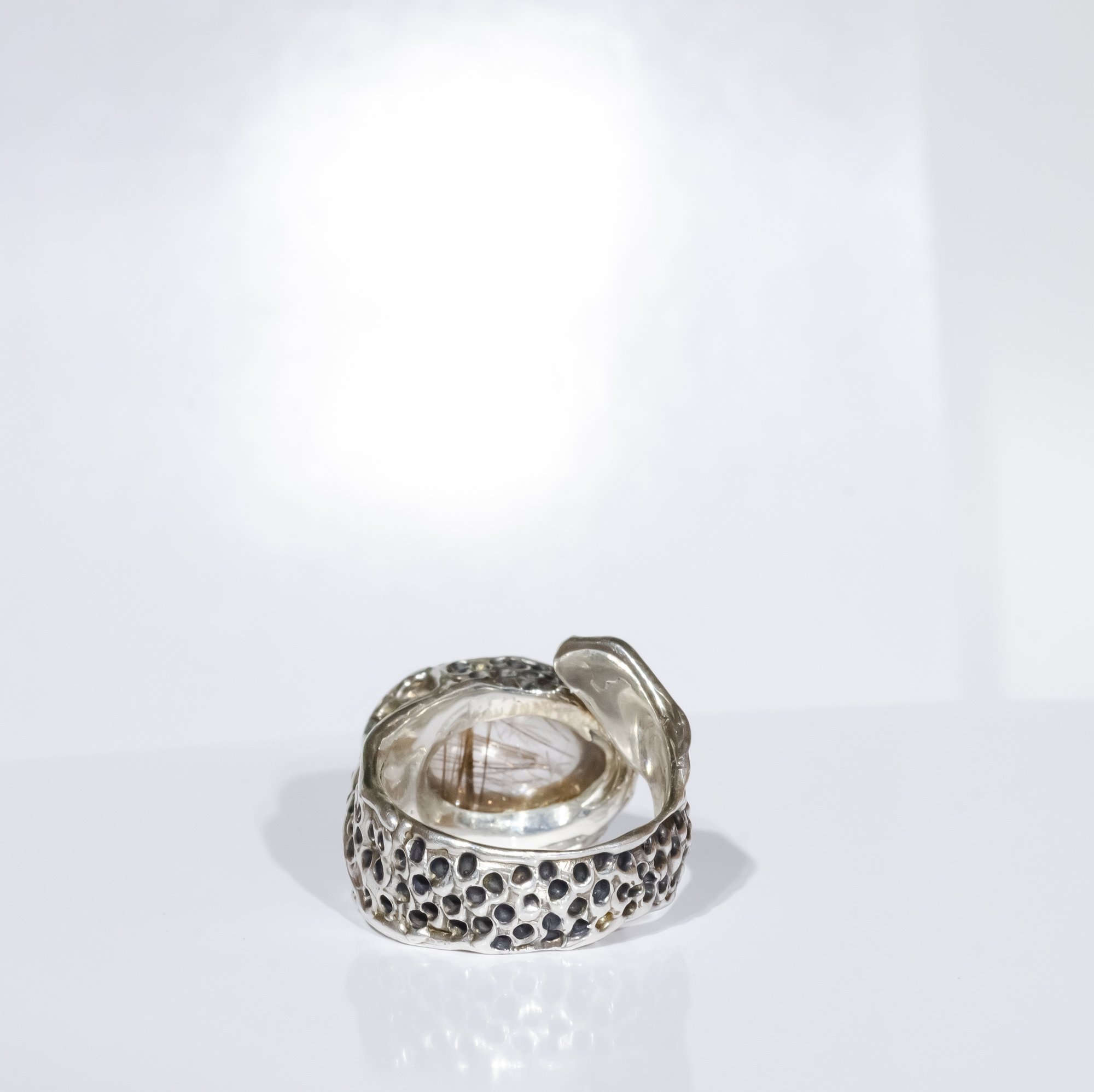 Каблучка з рутилованим кварцом - зображення 6