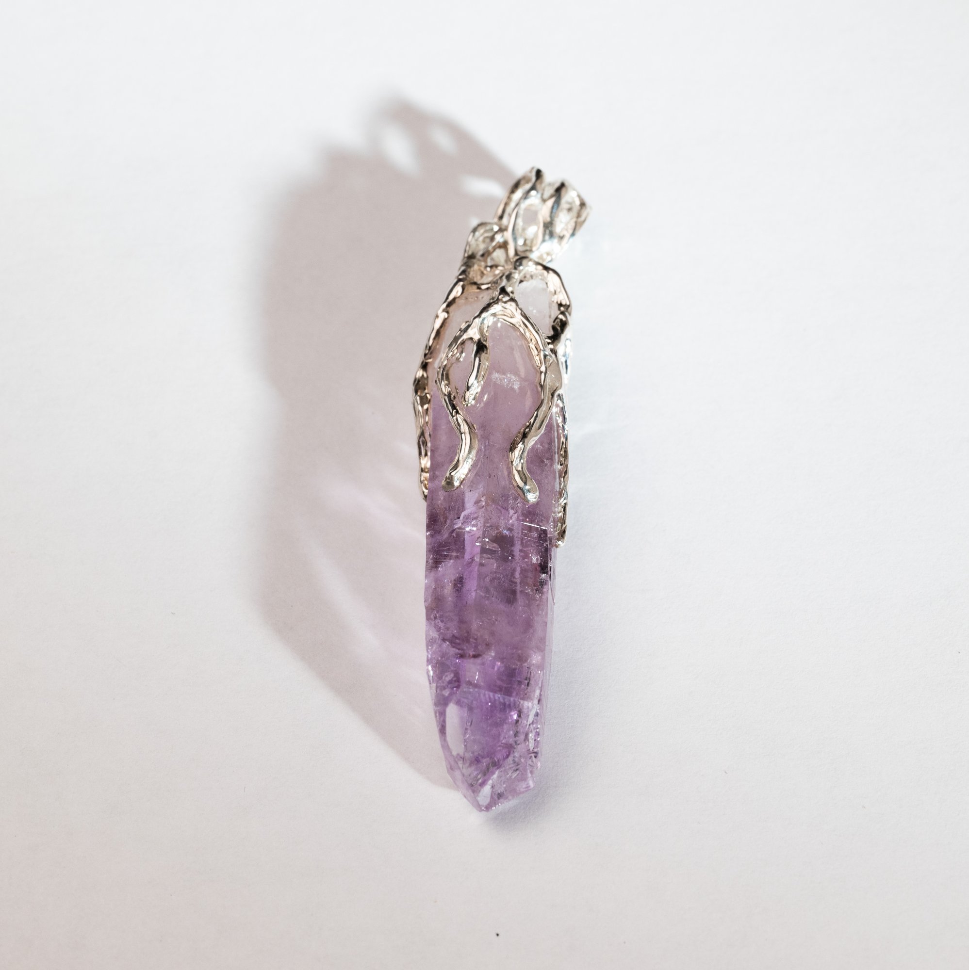 Кулон з аметистом