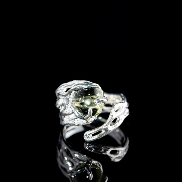 Каблучка з верделітом