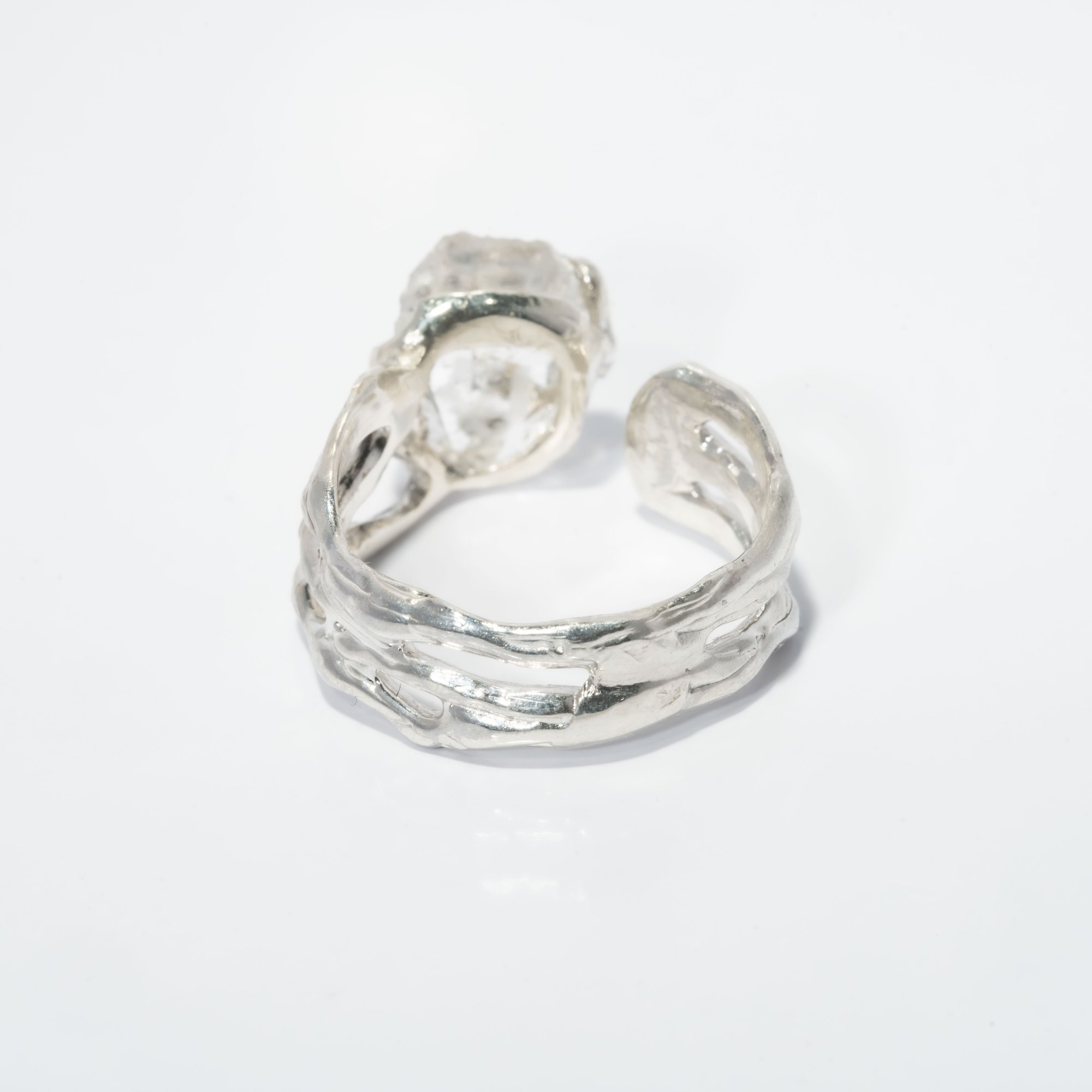 Каблучка з кварцом (Херкімер) - зображення 4