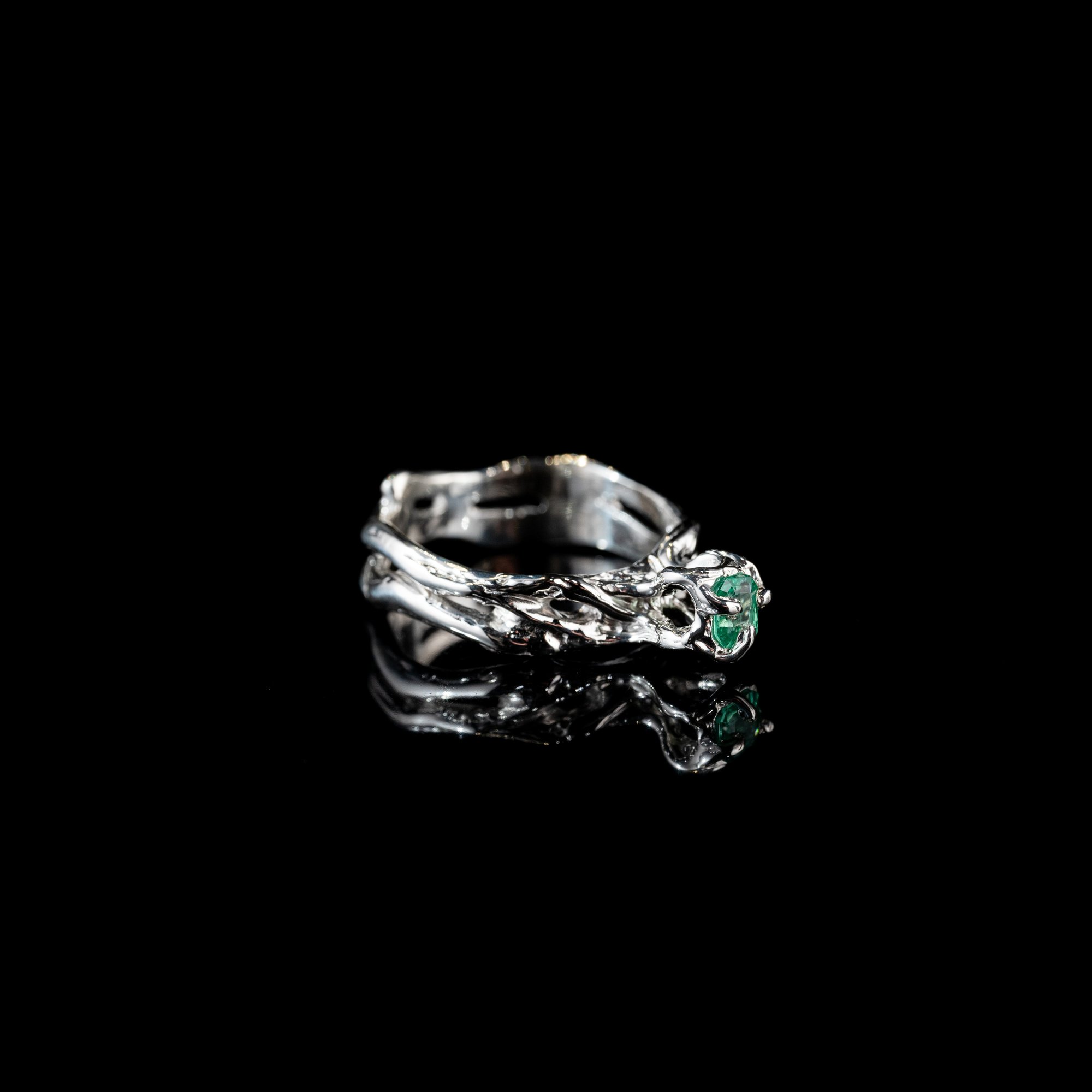 Каблучка зі смарагдом - зображення 3