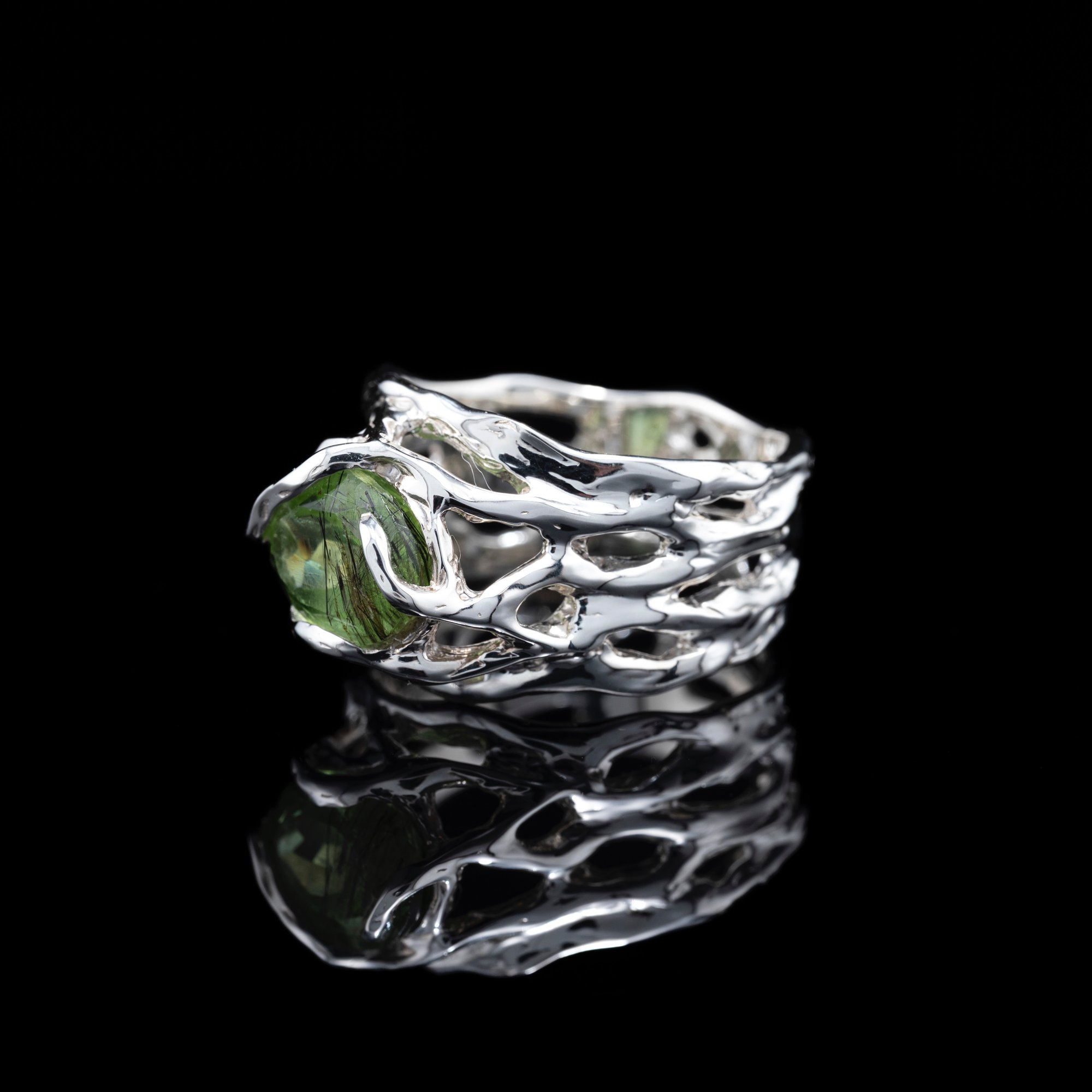 Каблучка з перідотом - зображення 2