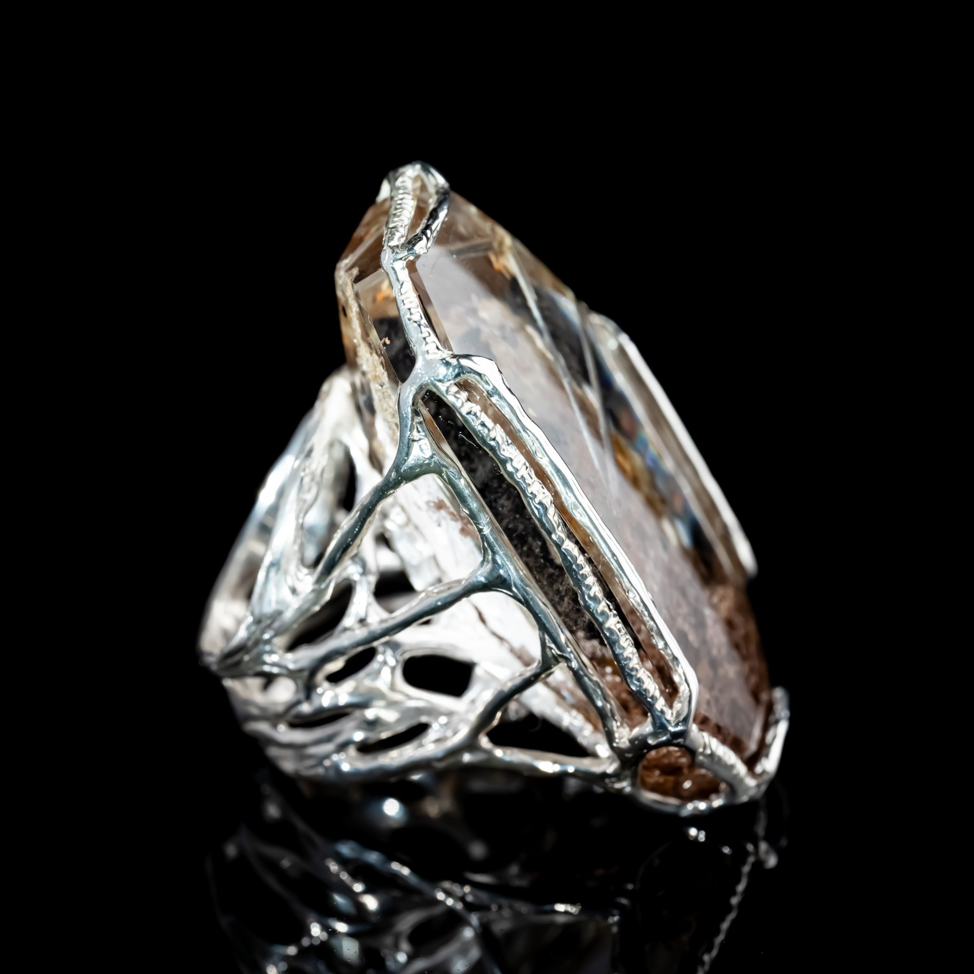 Каблучка з кварцом з включеннями - зображення 3