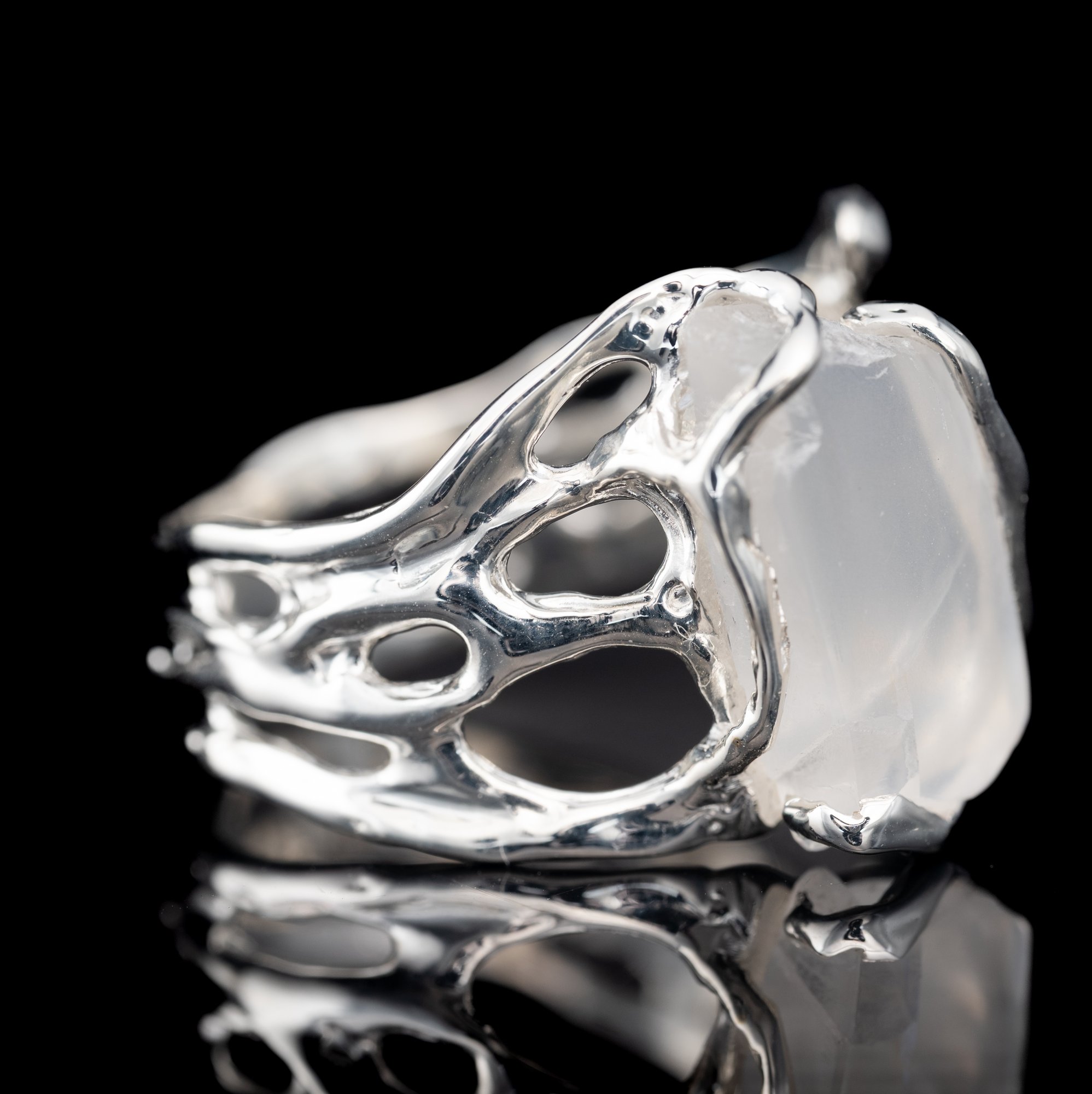 Каблучка з місячним камінням - зображення 2