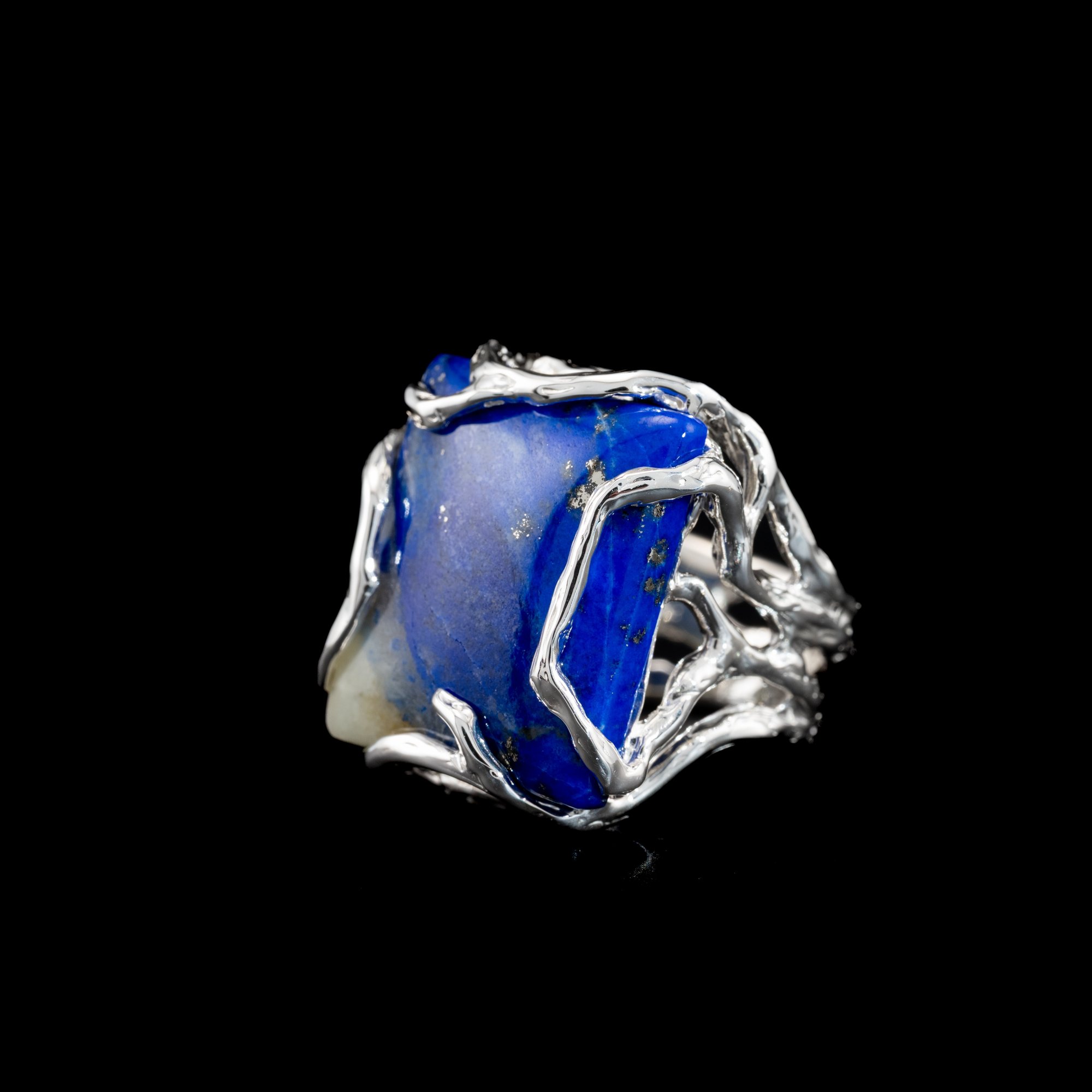 Каблучка з лазуритом - зображення 2