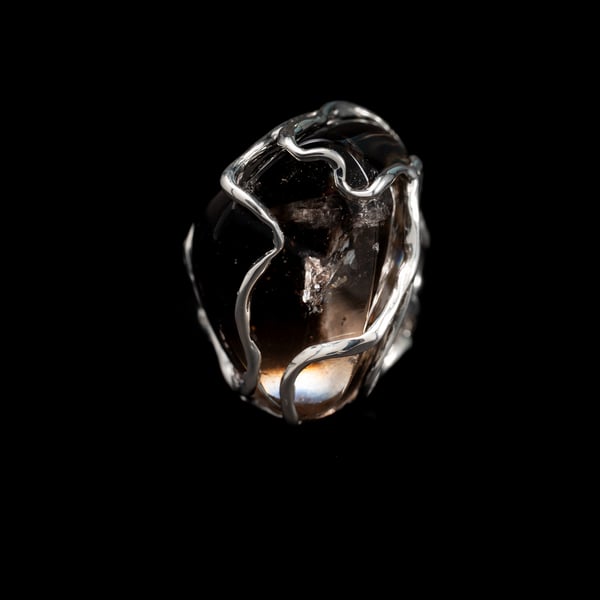 Polychrome Morion Ring
