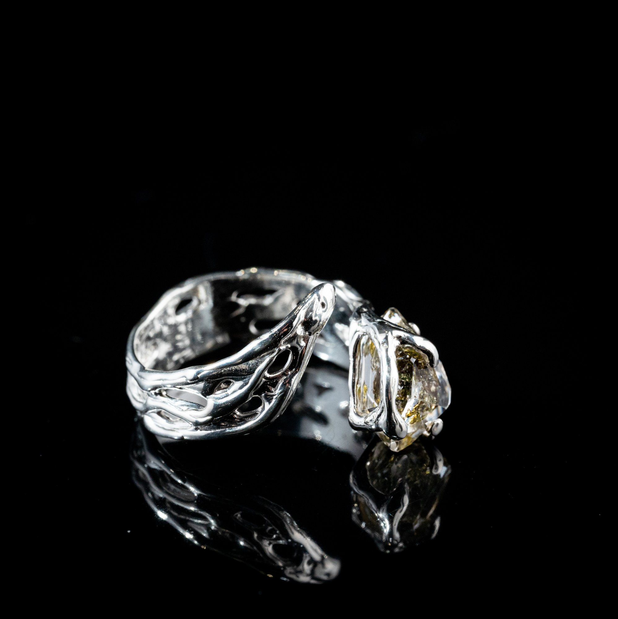 Каблучка з нафтовим кварцом - зображення 2