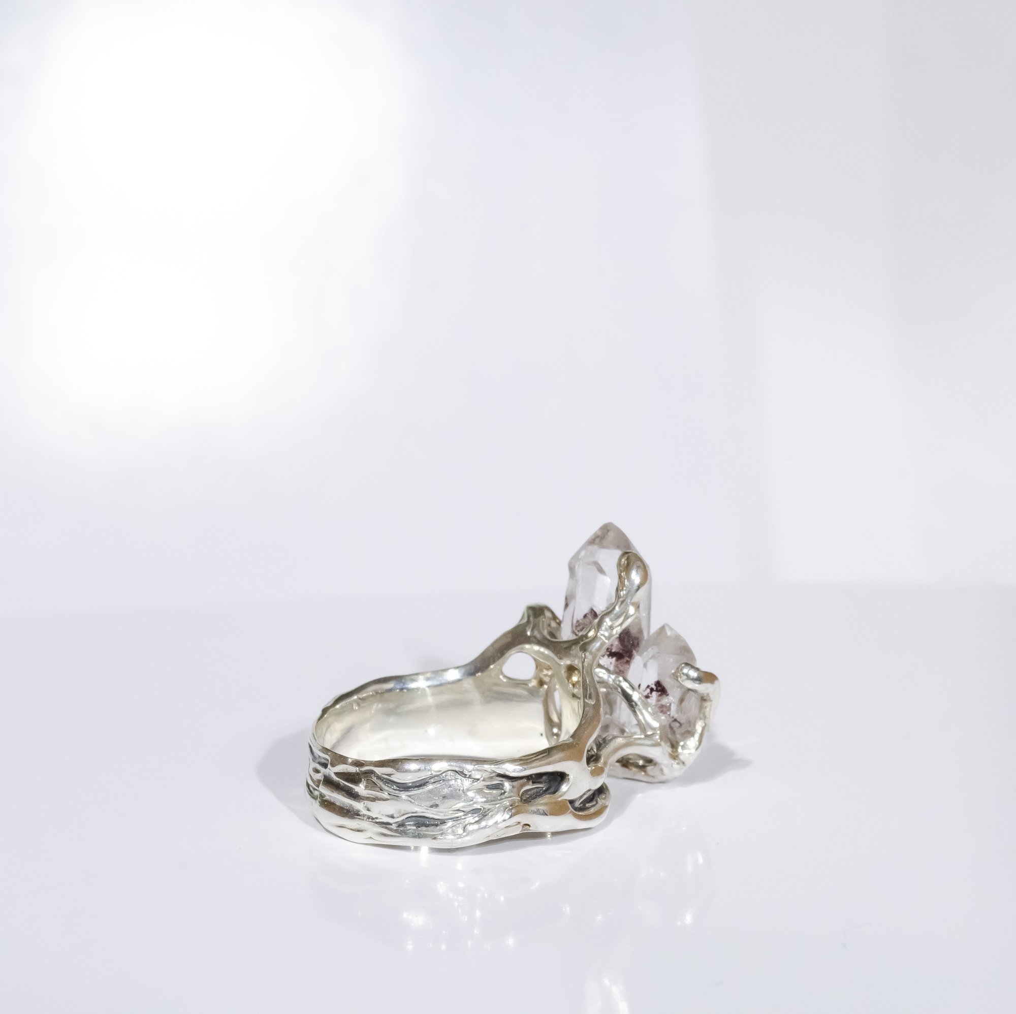 Каблучка з кварцом з включеннями гематита - зображення 6