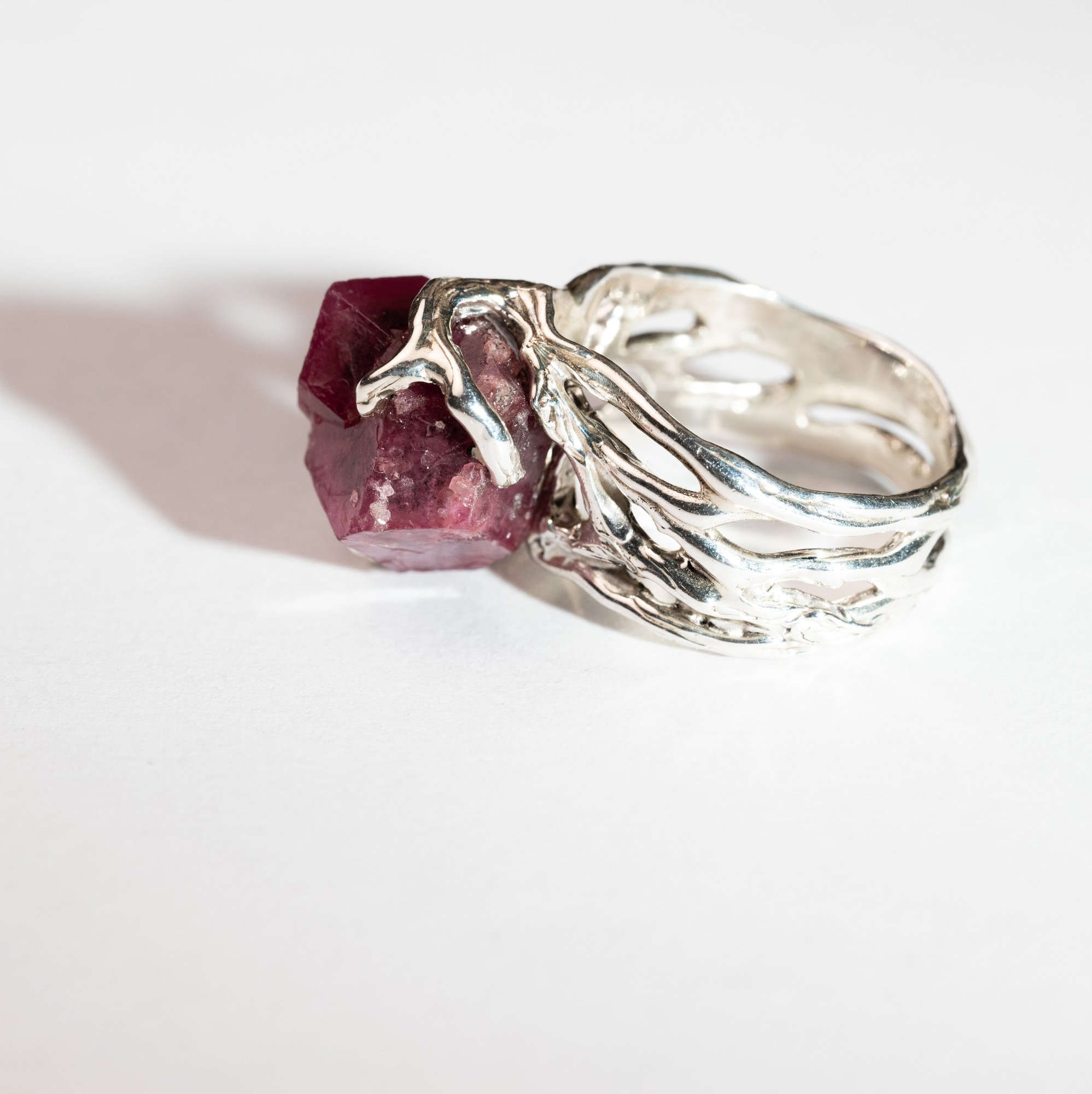 Каблучка з родолітом - зображення 2