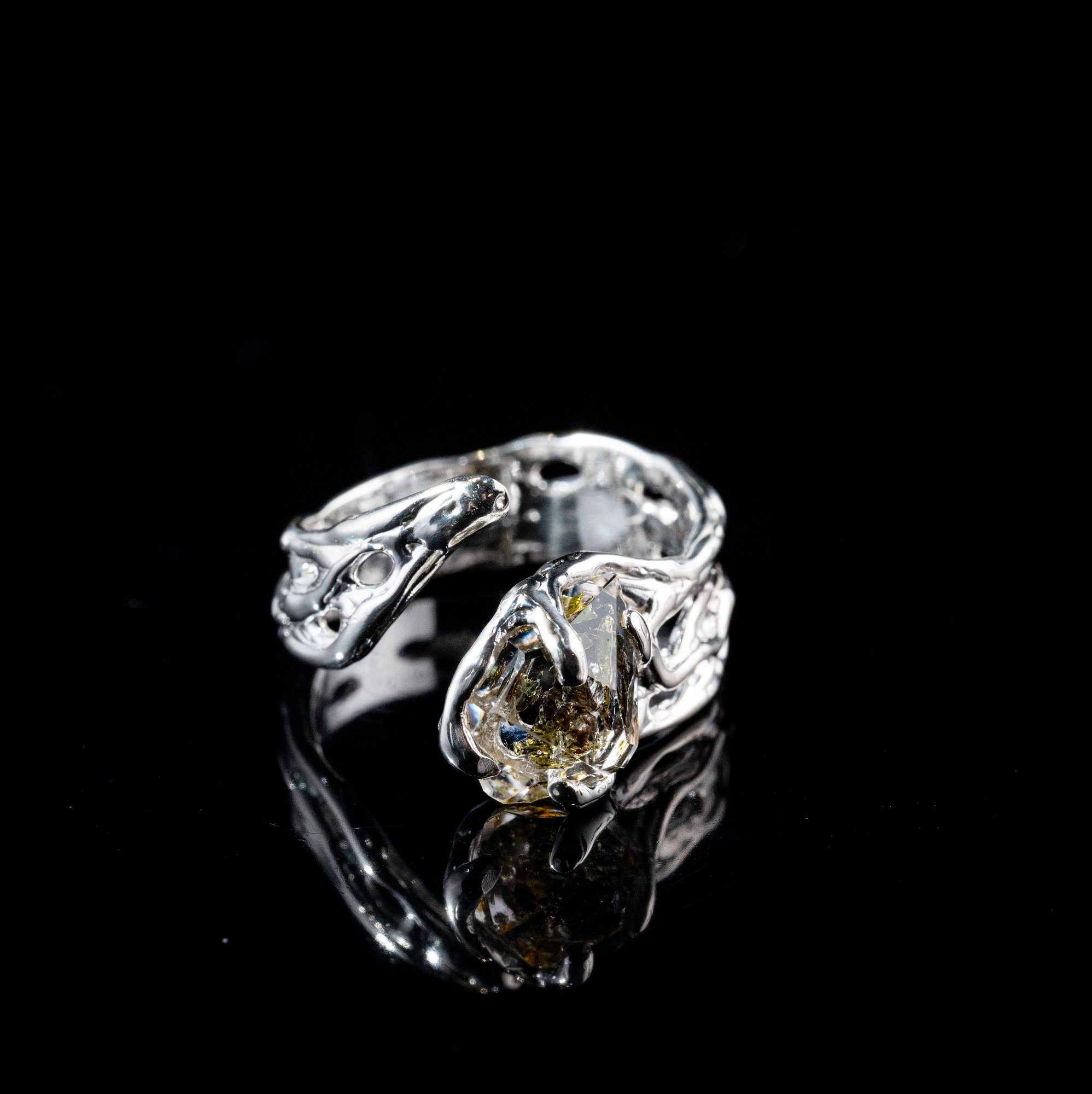 Каблучка з нафтовим кварцом - зображення 3