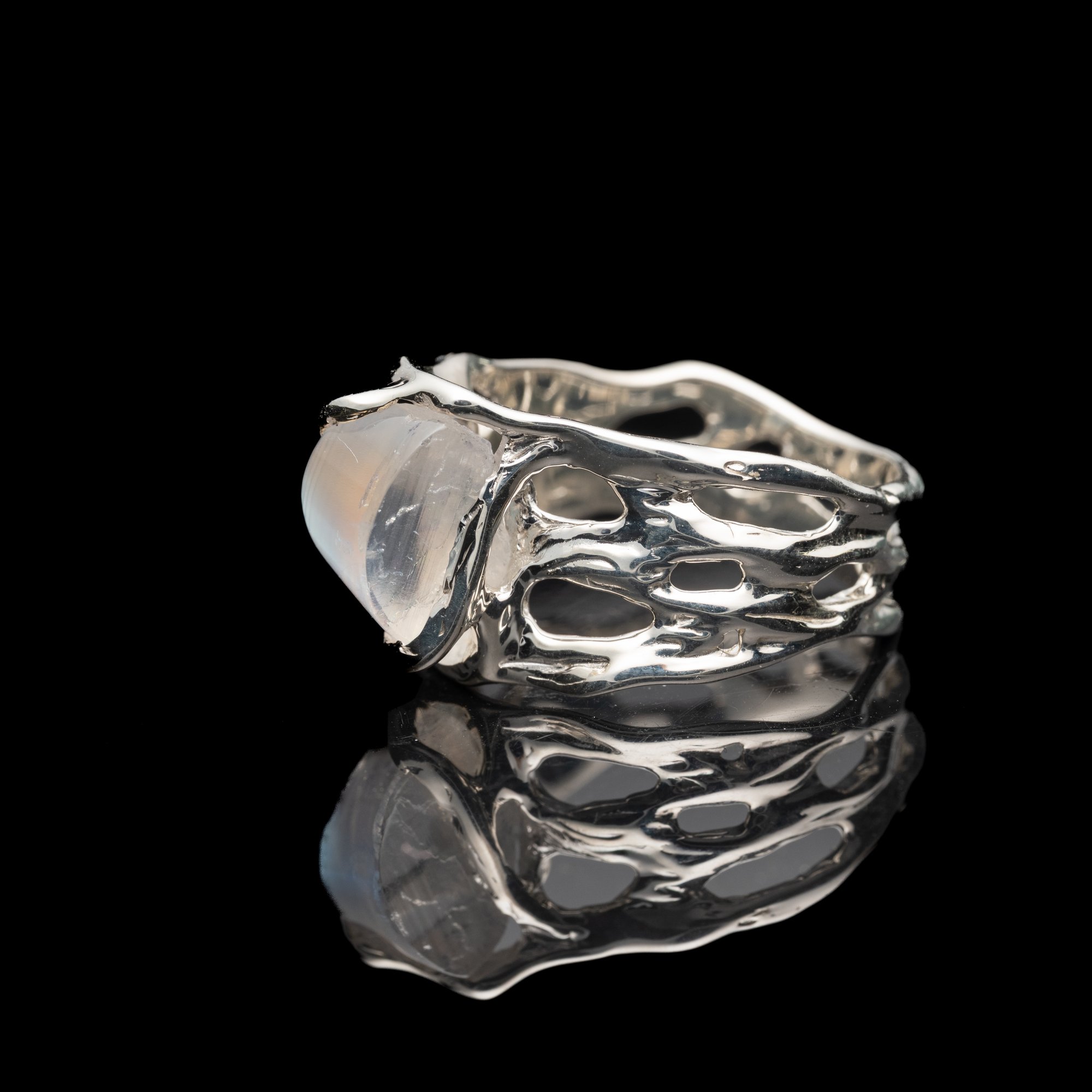 Каблучка з місячним камінням - зображення 2