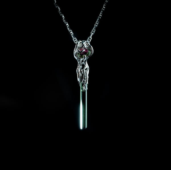 Кулон з турмалінами