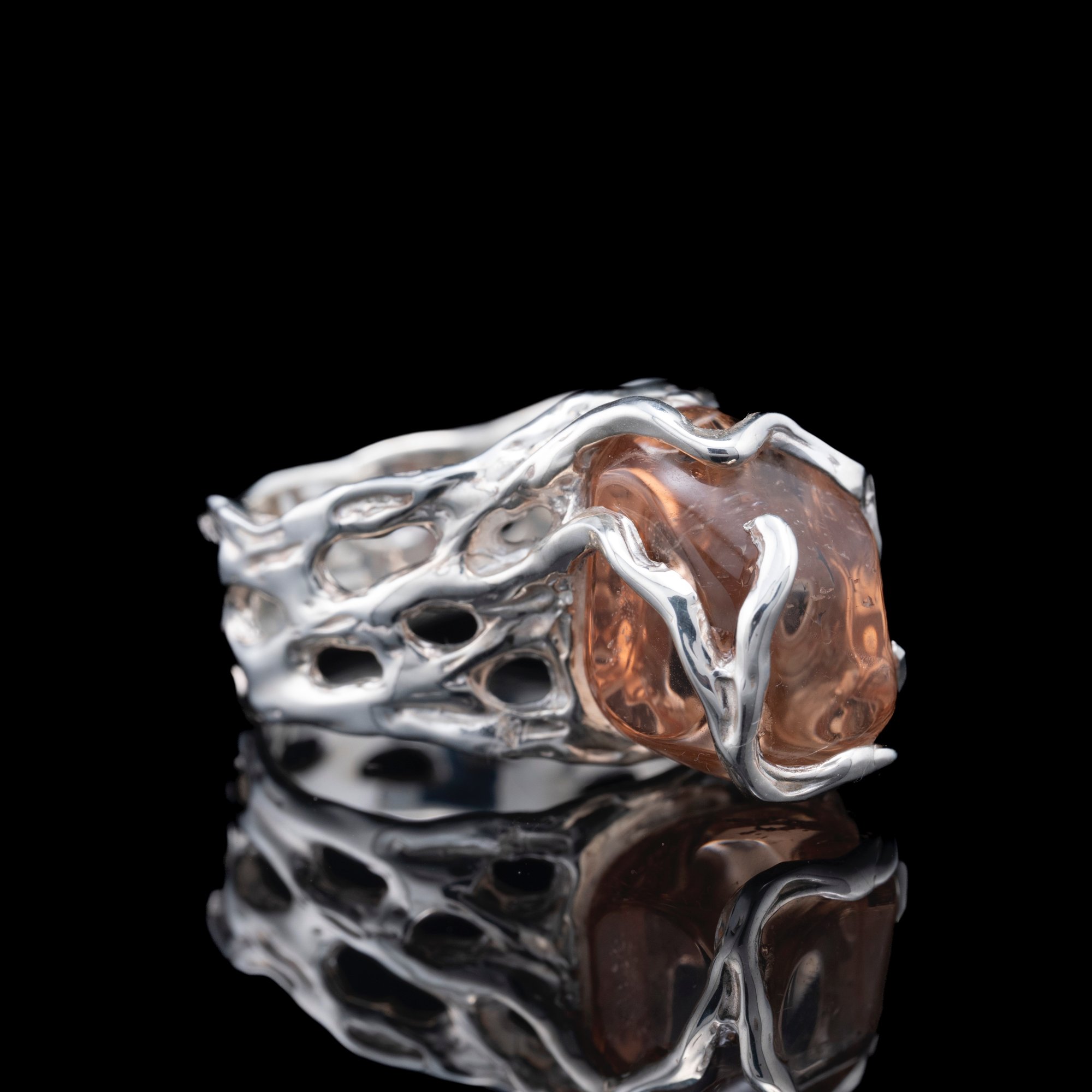 Каблучка з винним топазом - зображення 3