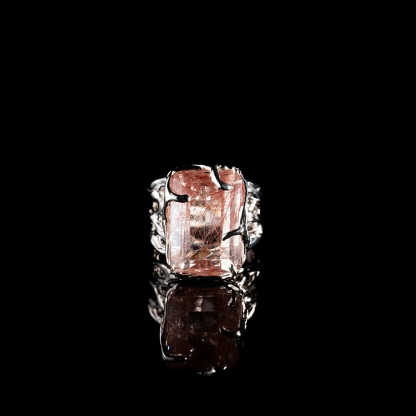 Rutilated Quartz Ring