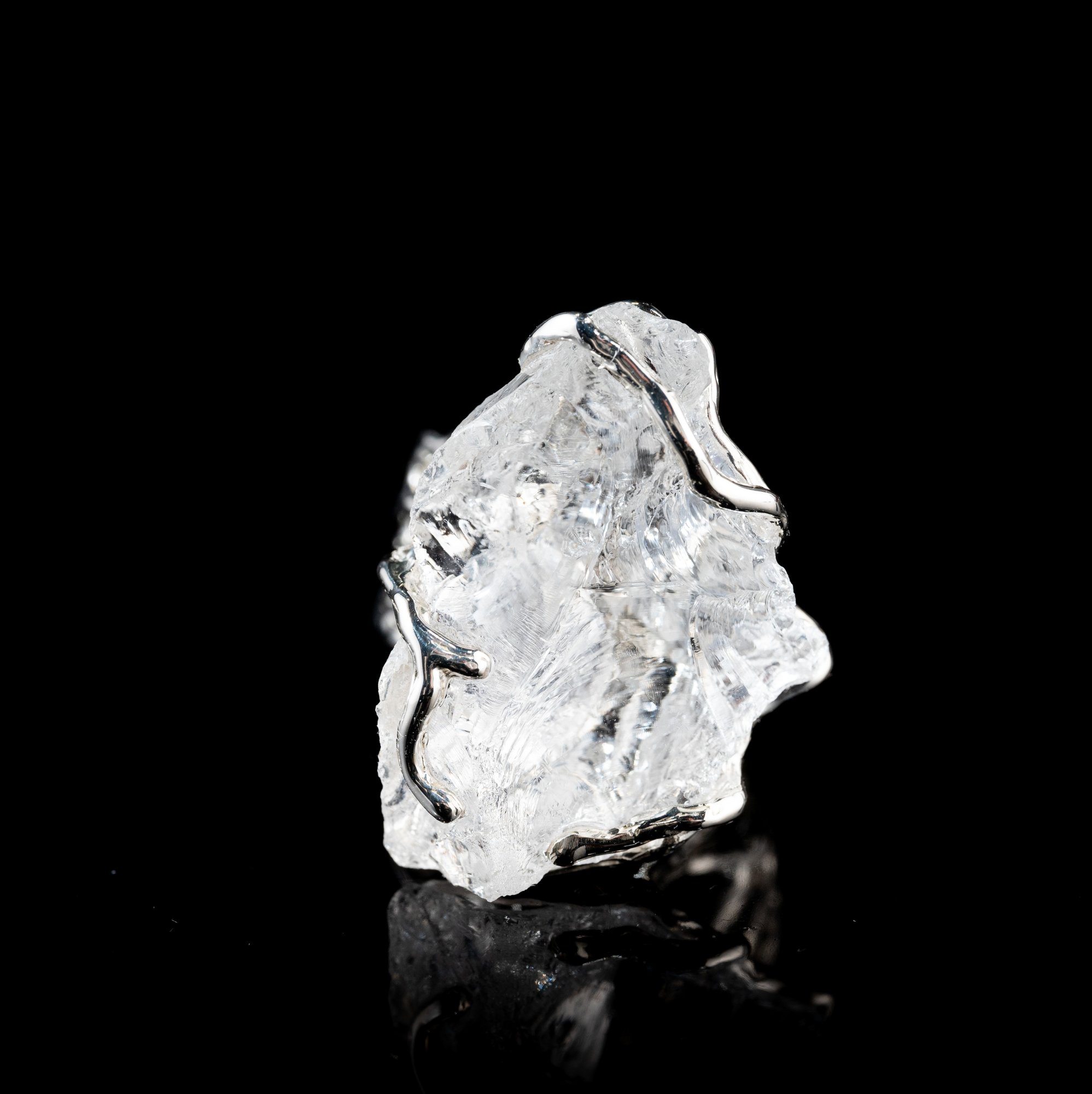 Каблучка з гірським кришталем