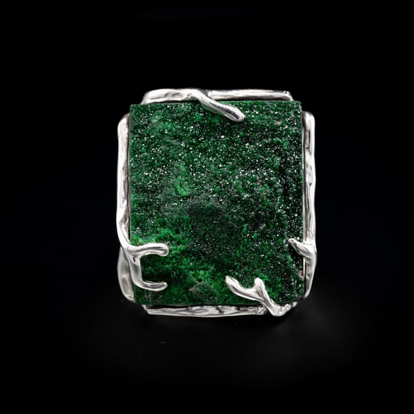 Каблучка з уваровітом