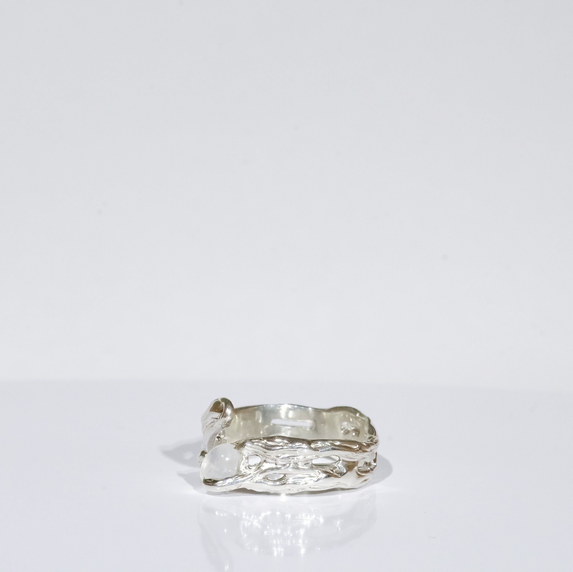 Каблучка з місячним камінням - зображення 2