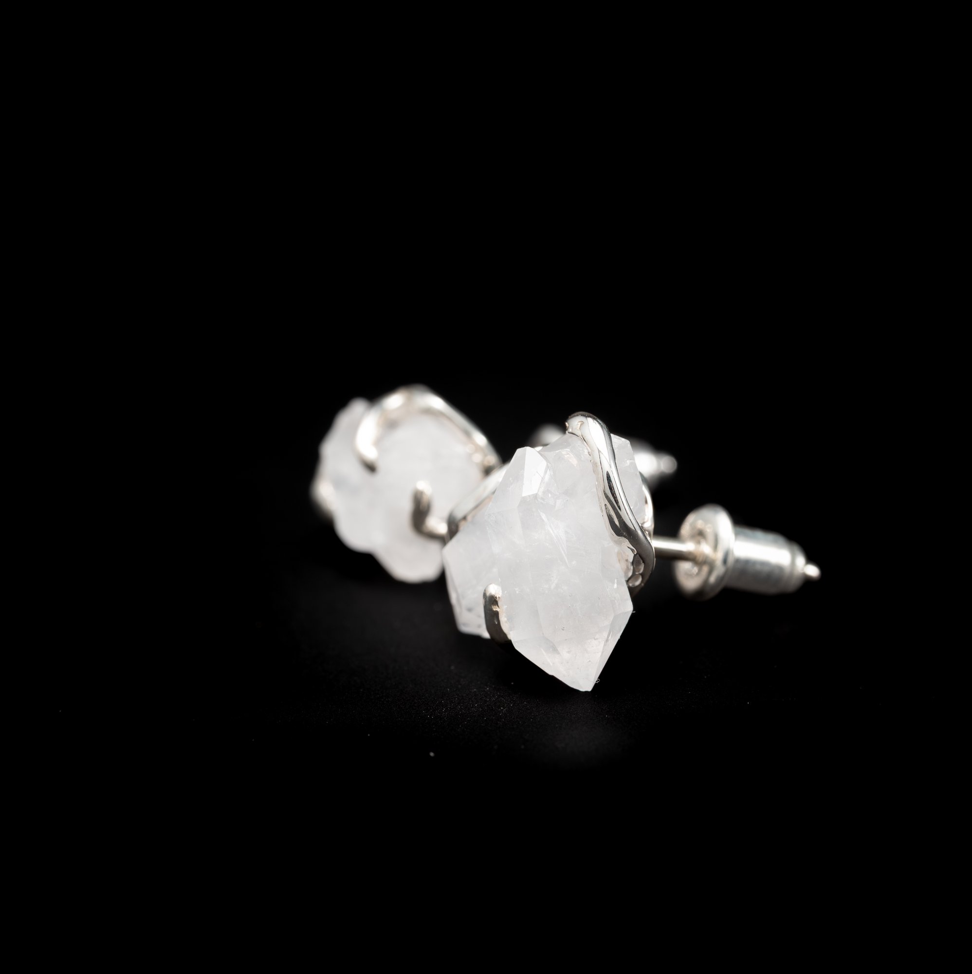 Сережки з кварцом - зображення 3