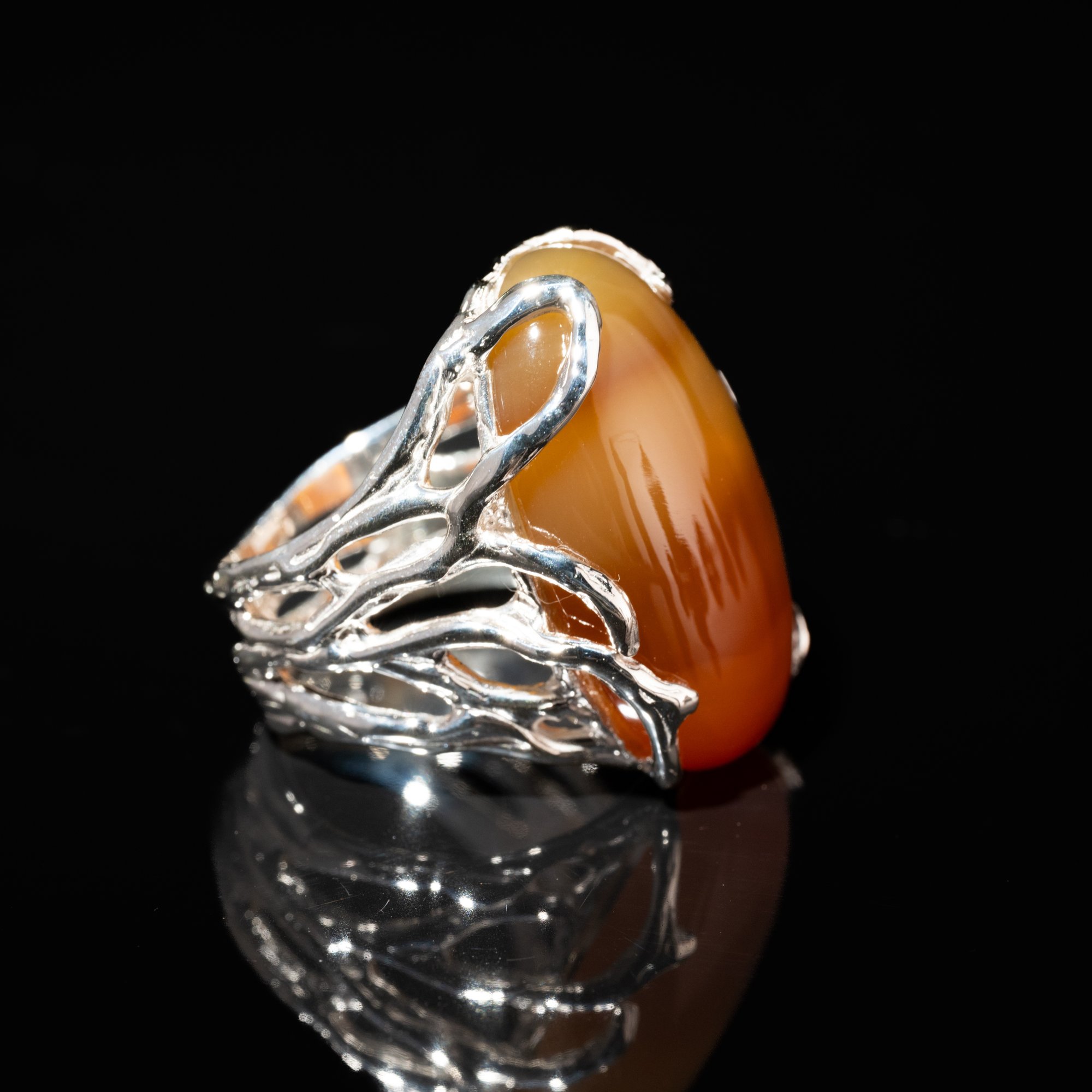 Каблучка з сердоліком - зображення 3