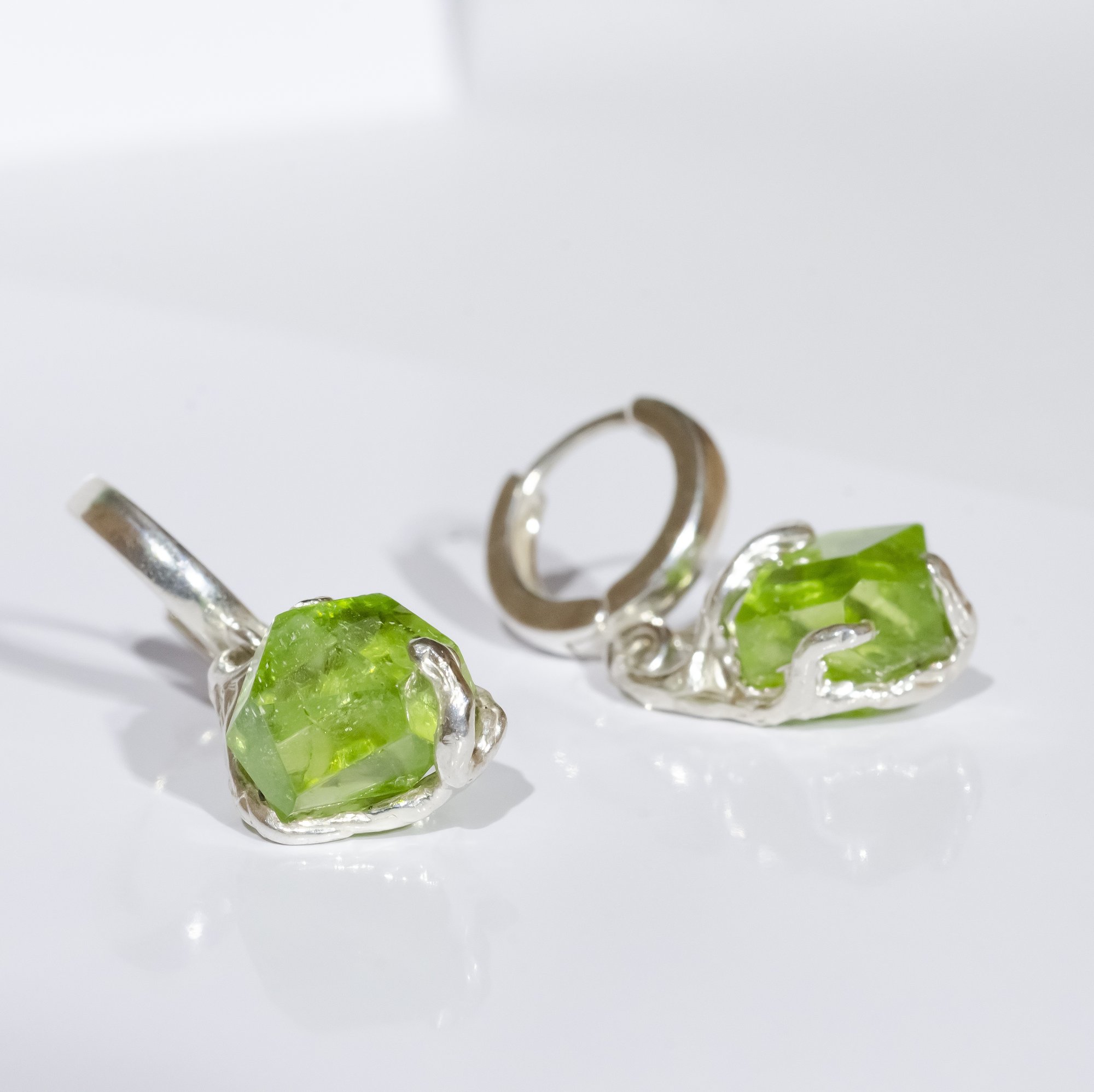 Сережки з хризолітами - зображення 2