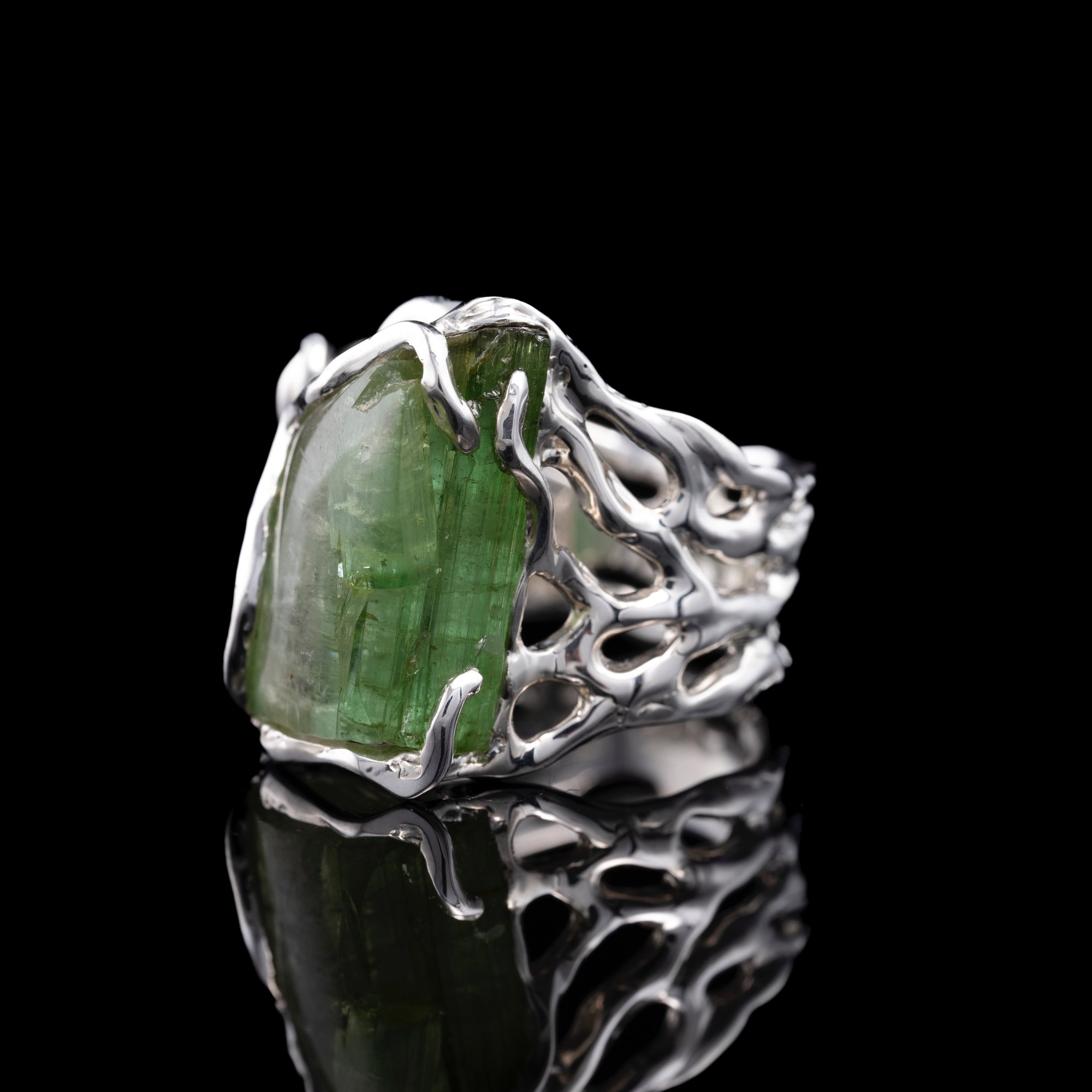 Каблучка з верделітом - зображення 2