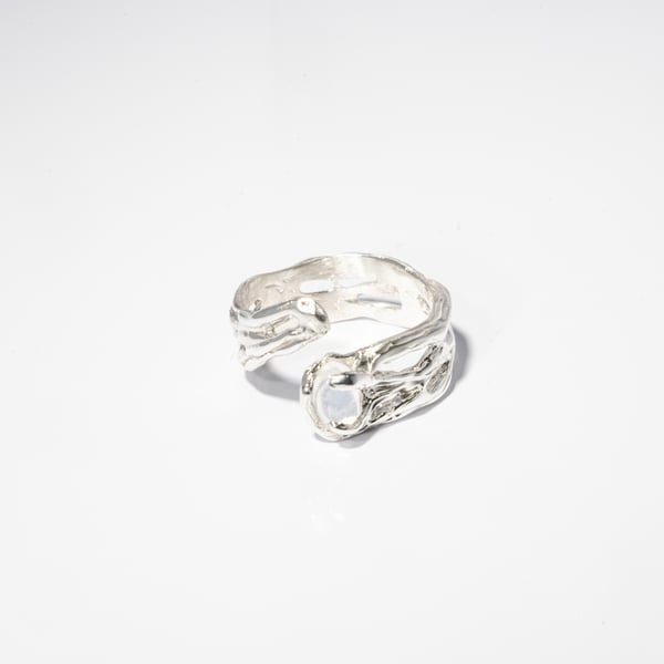 Ring with Moonstones