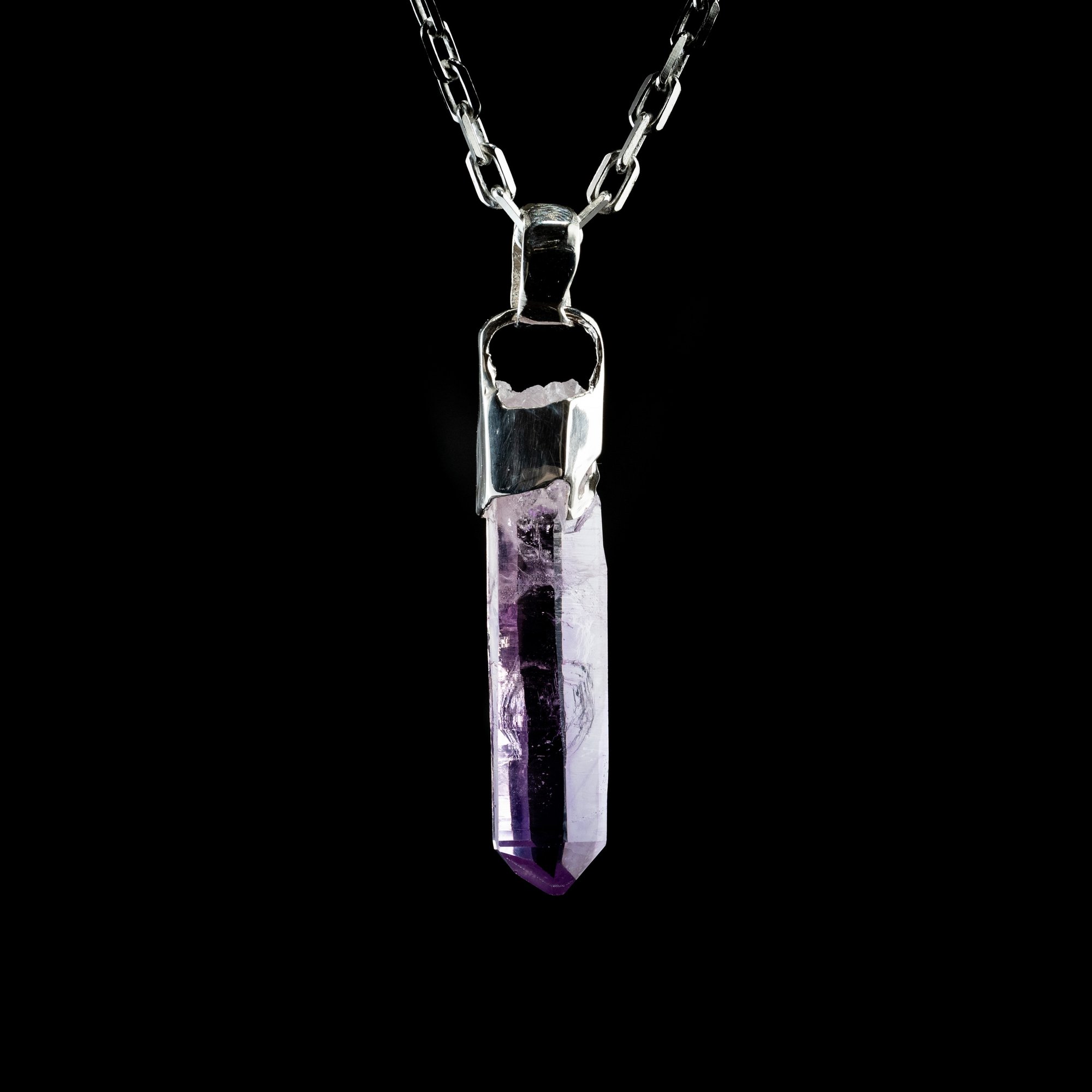 Кулон з аметистом