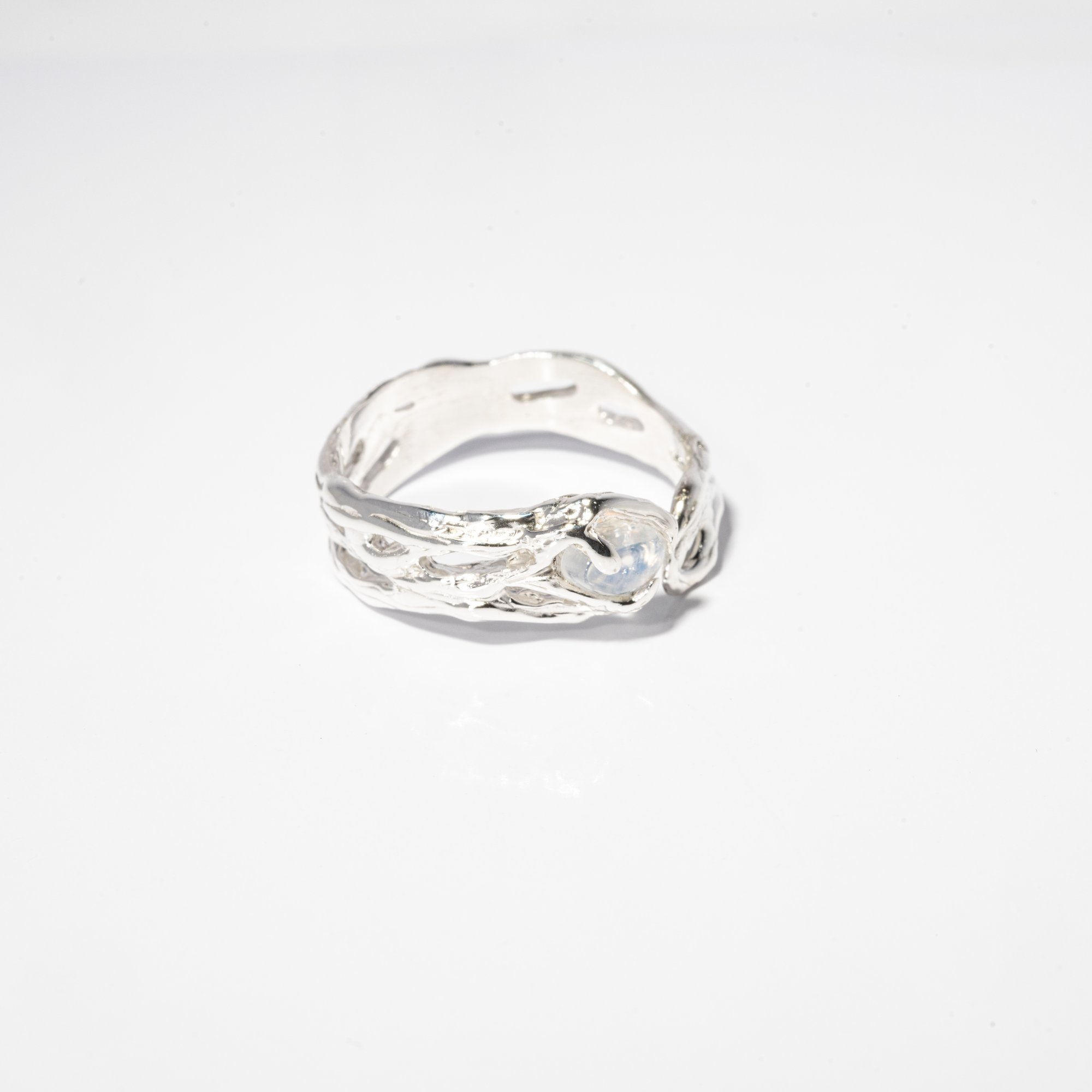 Каблучка з місячним камінням - зображення 2