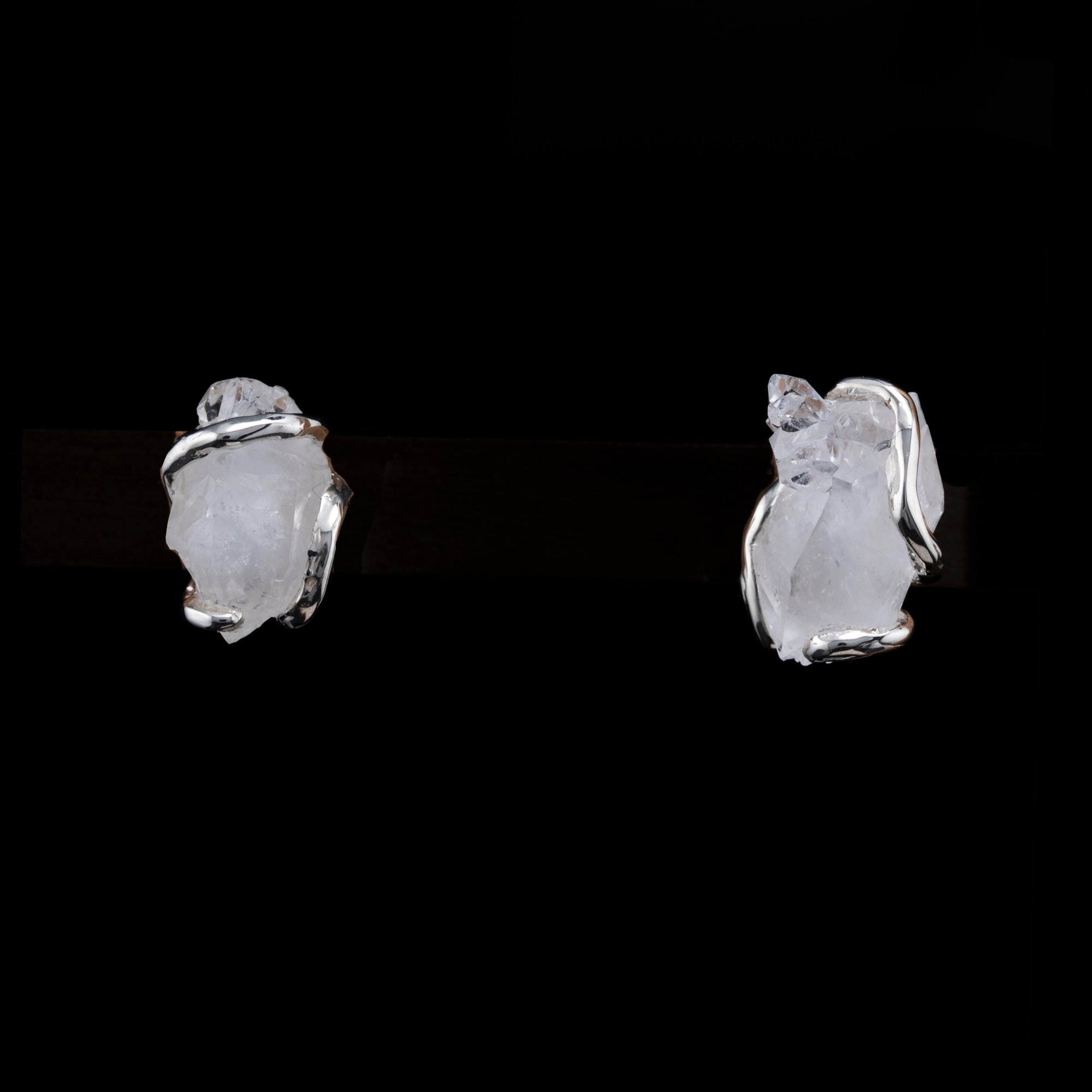 Сережки з кварцом