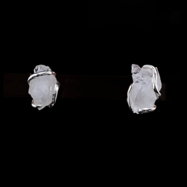 Сережки з кварцом