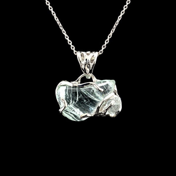 Aquamarine and Topaz Pendant