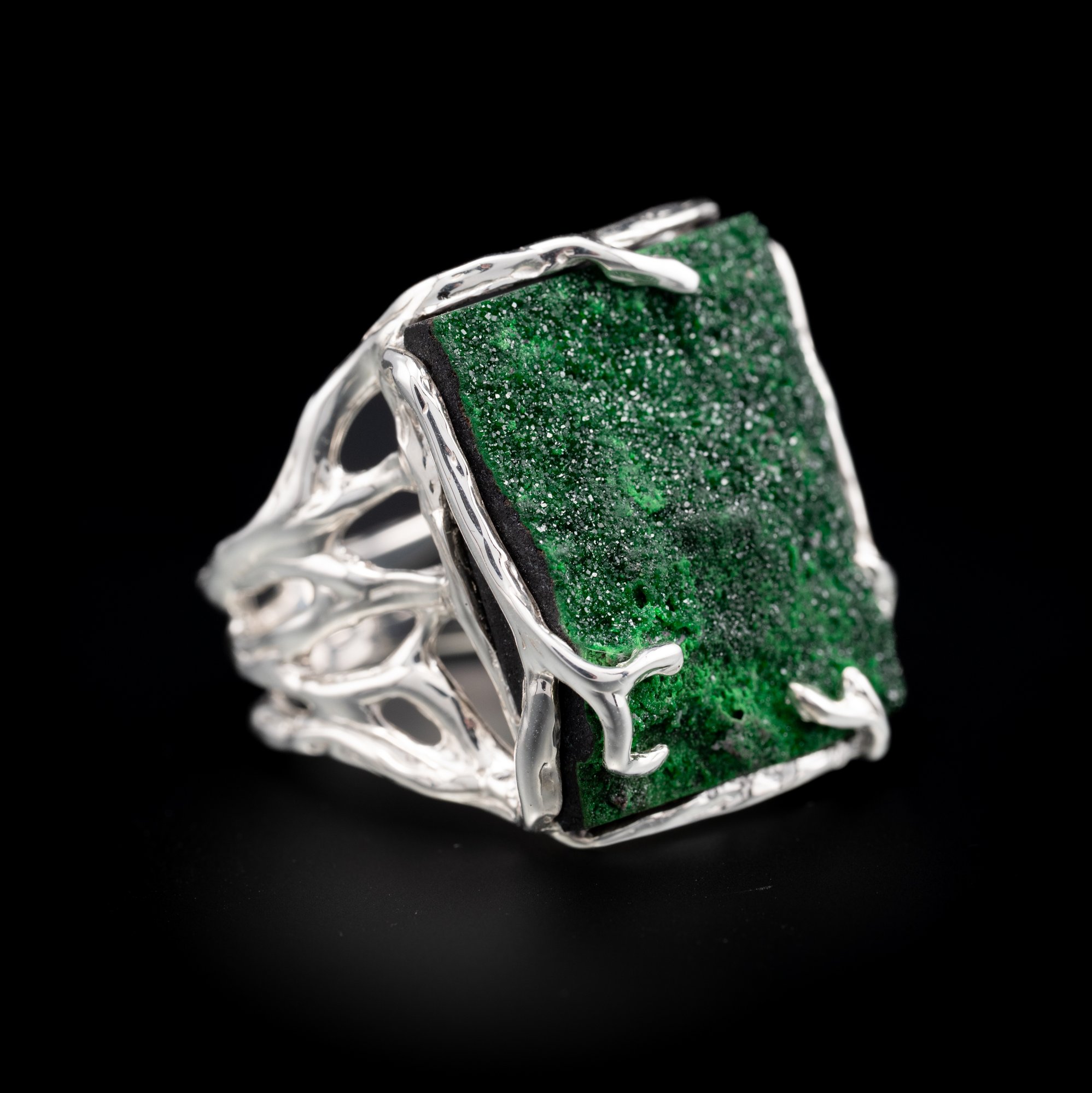 Каблучка з уваровітом - зображення 2