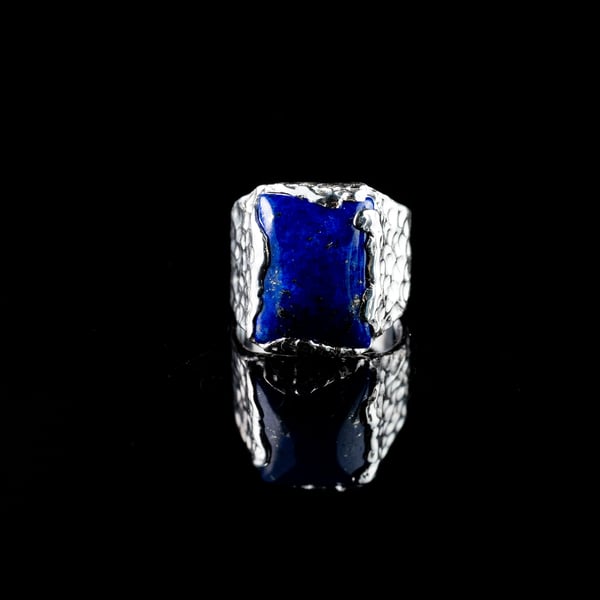 Каблучка з лазуритом