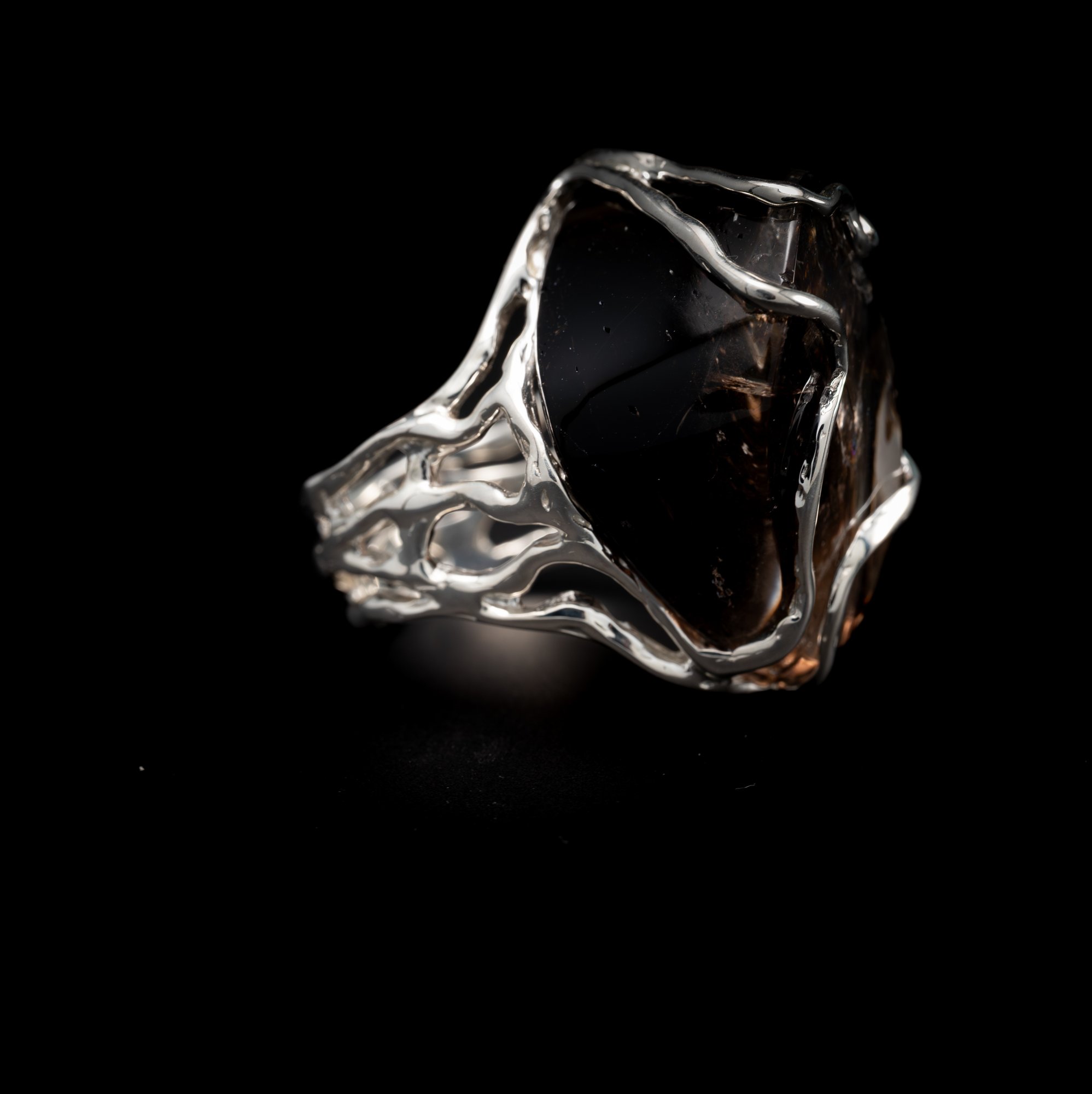 Каблучка з поліхромним моріоном - зображення 3