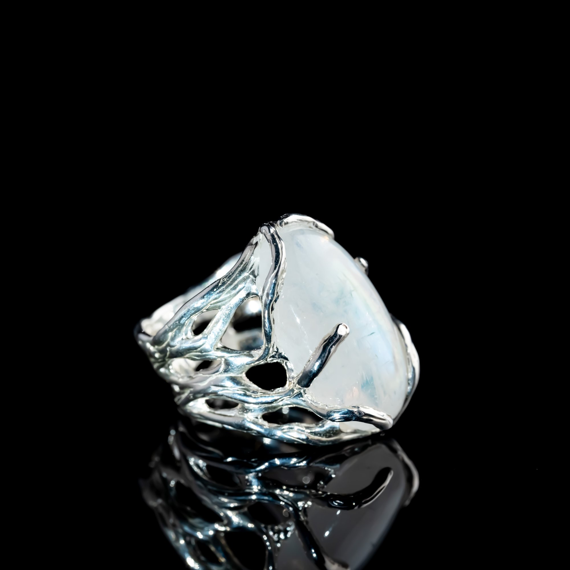 Каблучка з місячним камінням - зображення 3