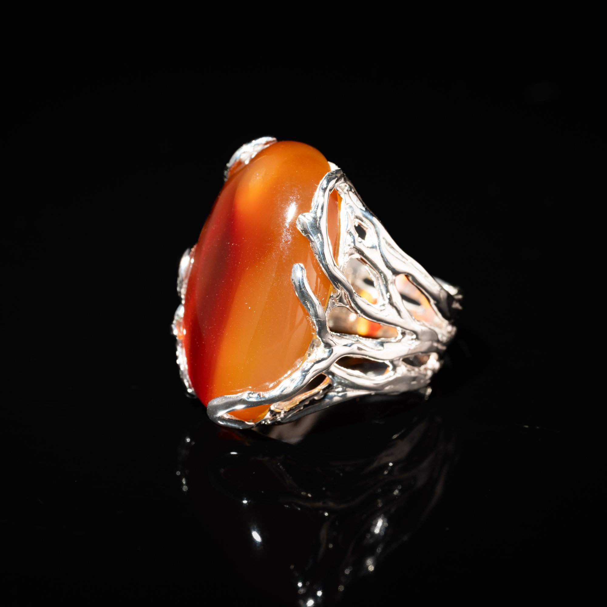 Каблучка з сердоліком - зображення 2