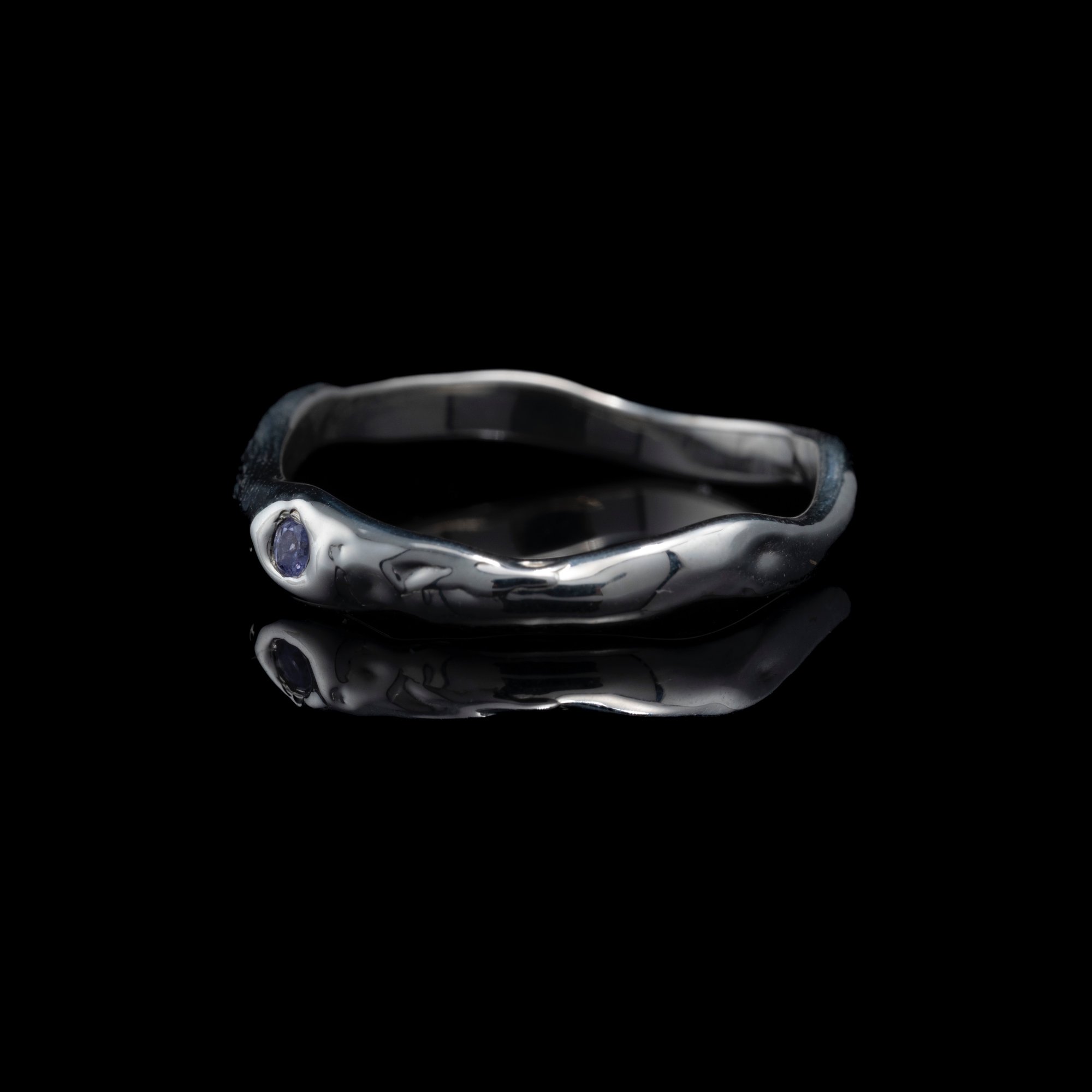 Каблучка з танзанітом - зображення 2