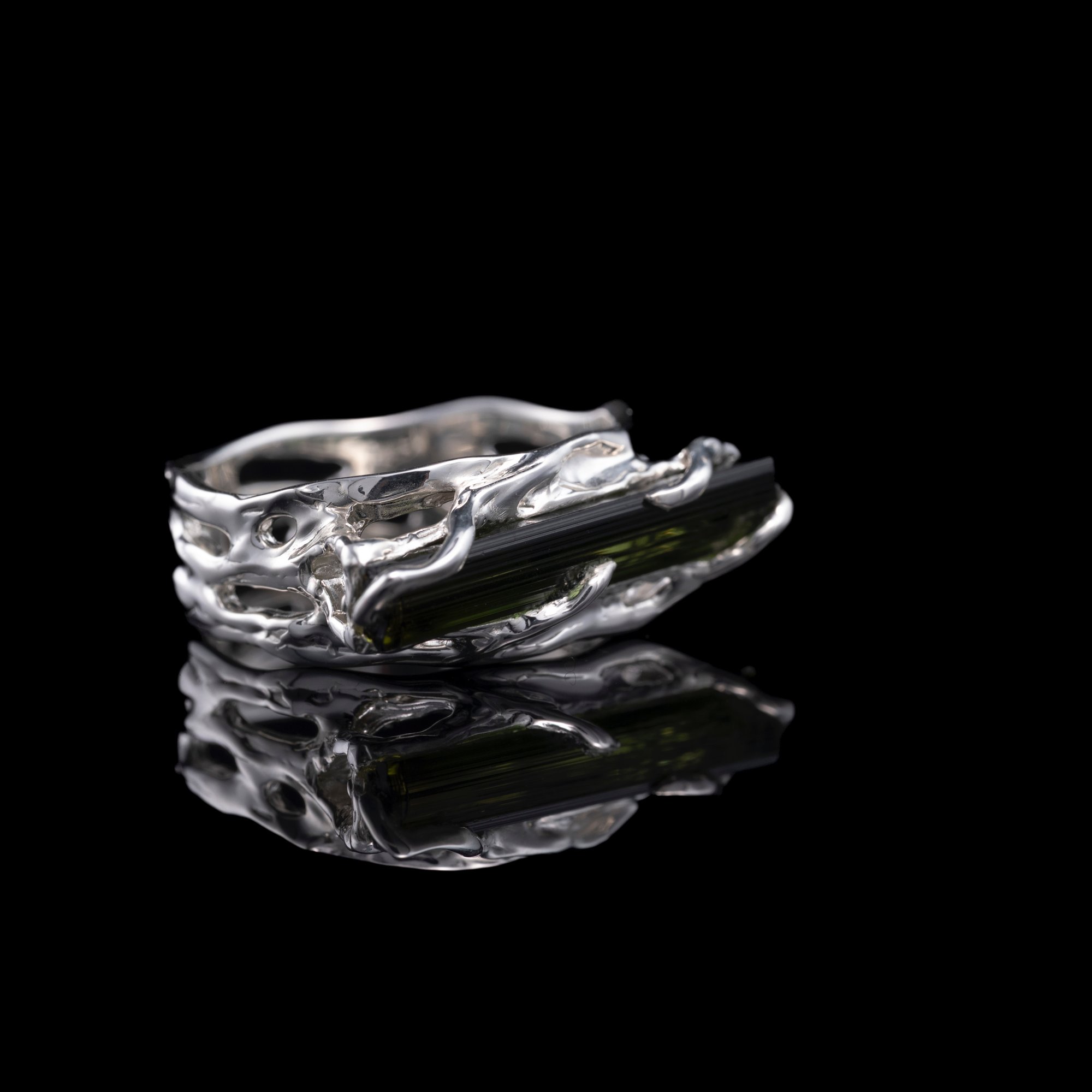 Каблучка з верделітом - зображення 3