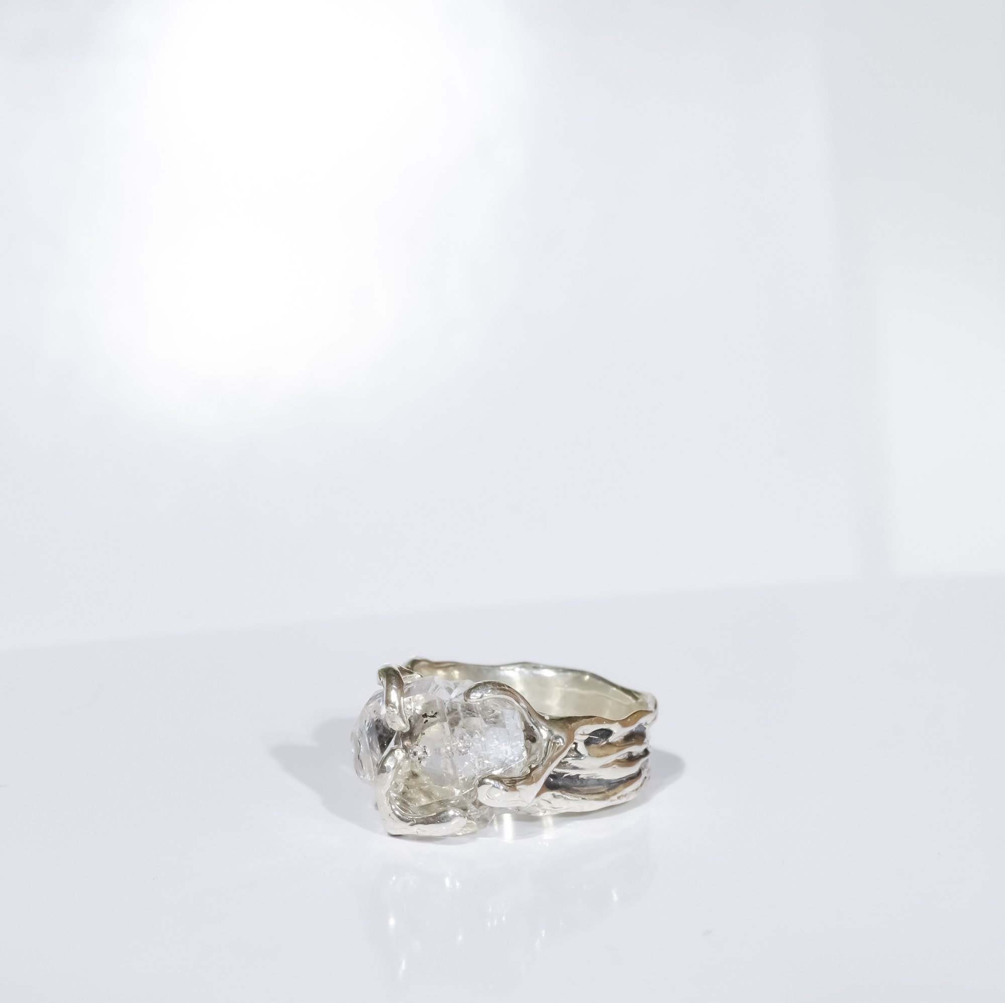 Каблучка з кварцом (Херкімер) - зображення 2