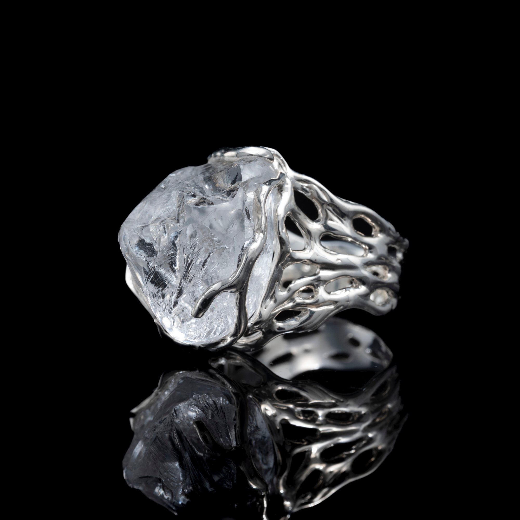 Каблучка з гірським кришталем - зображення 2