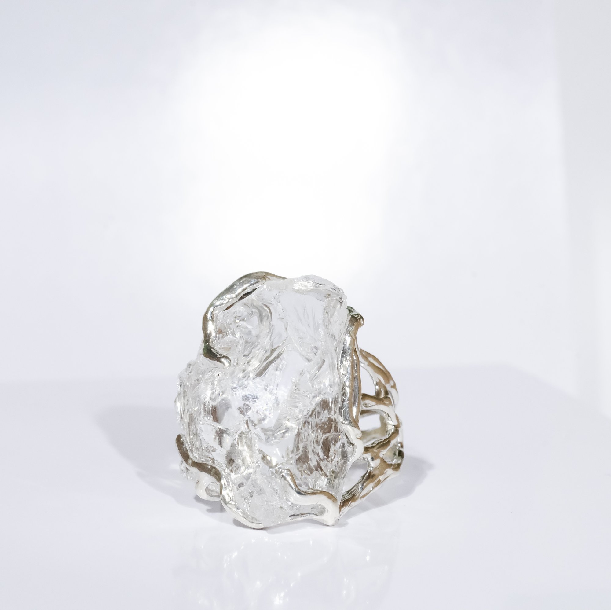 Каблучка з кварцом