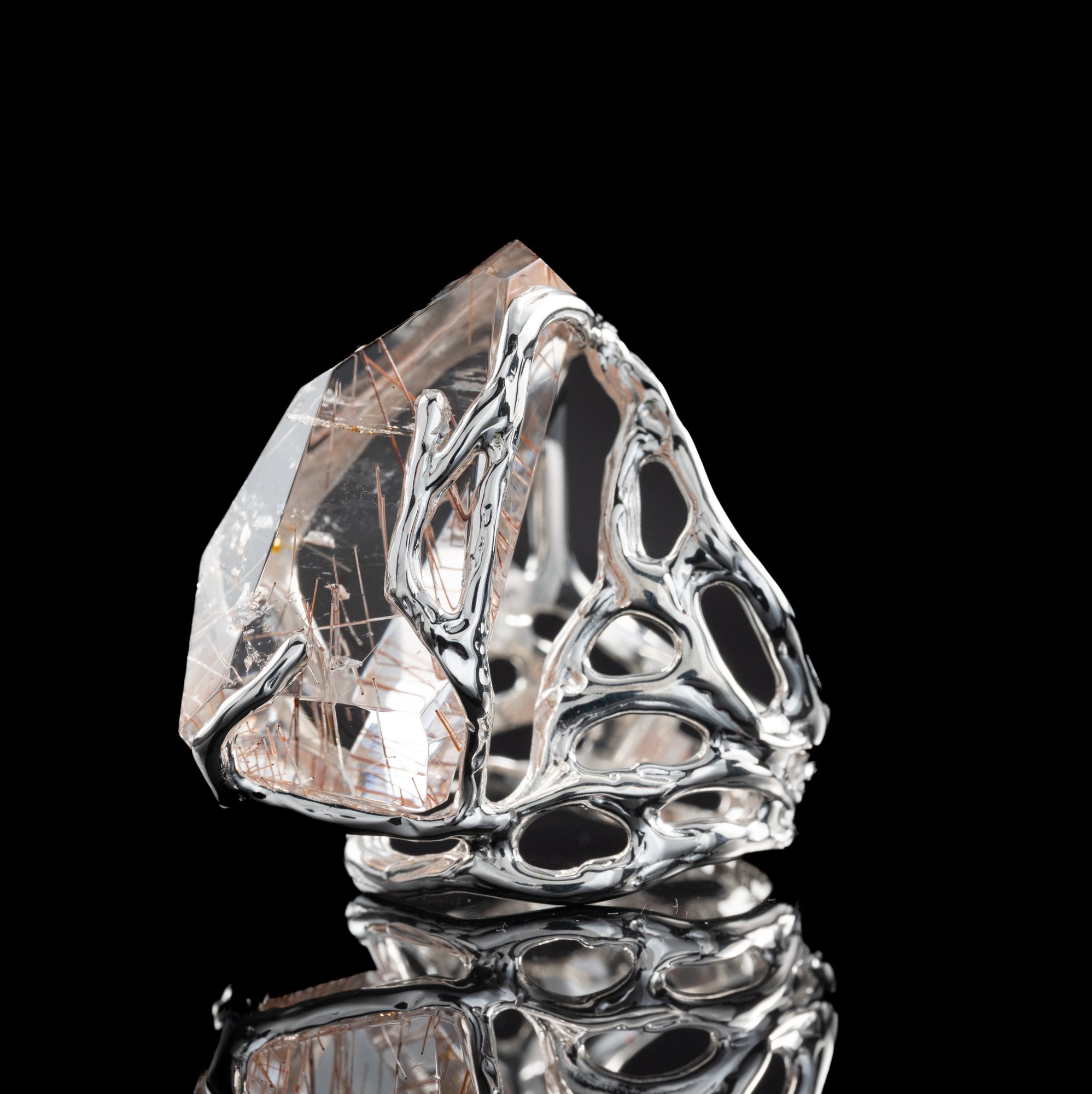 Каблучка з рутиловим кварцом - зображення 9