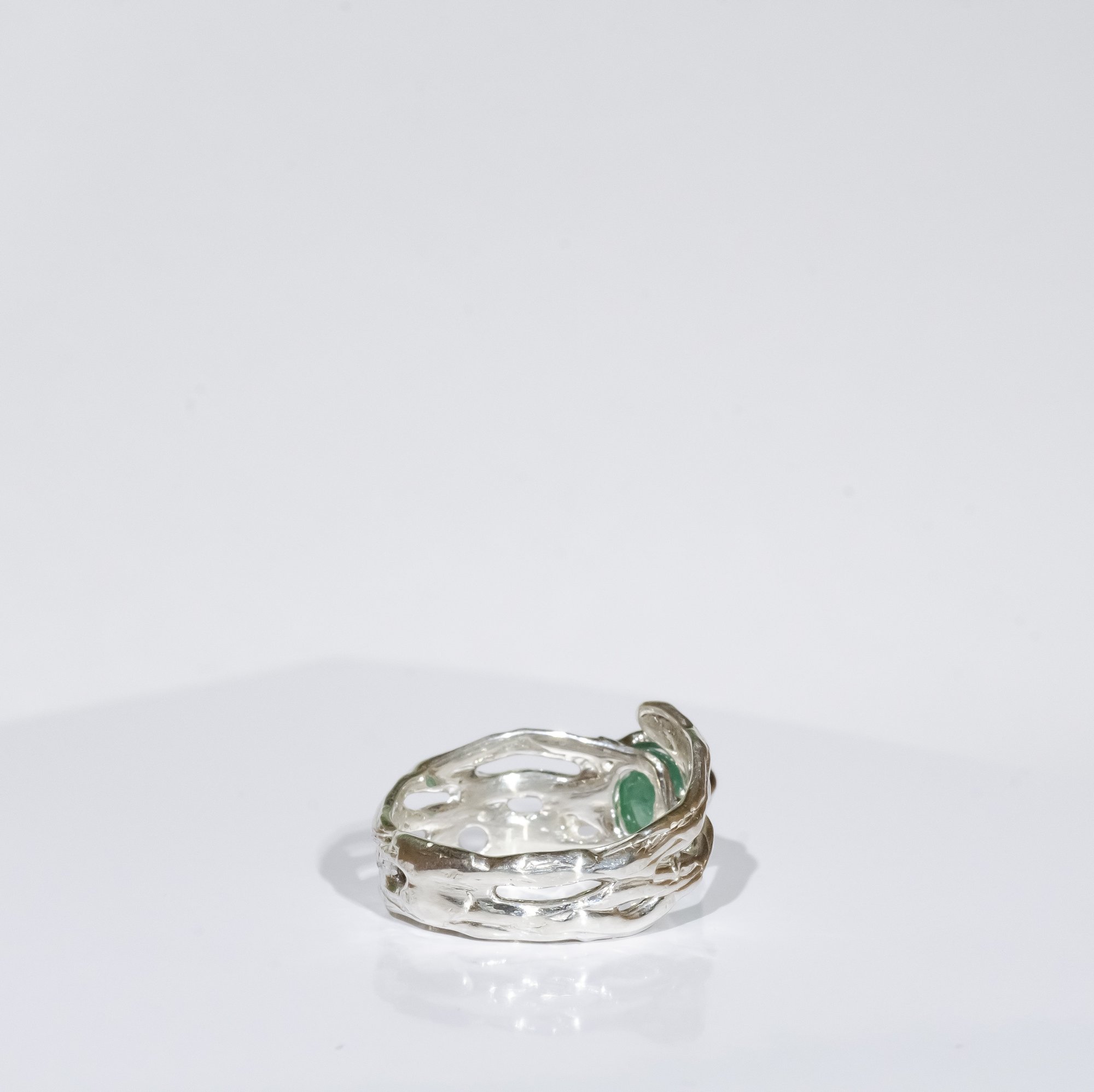 Каблучка зі смарагдом - зображення 6