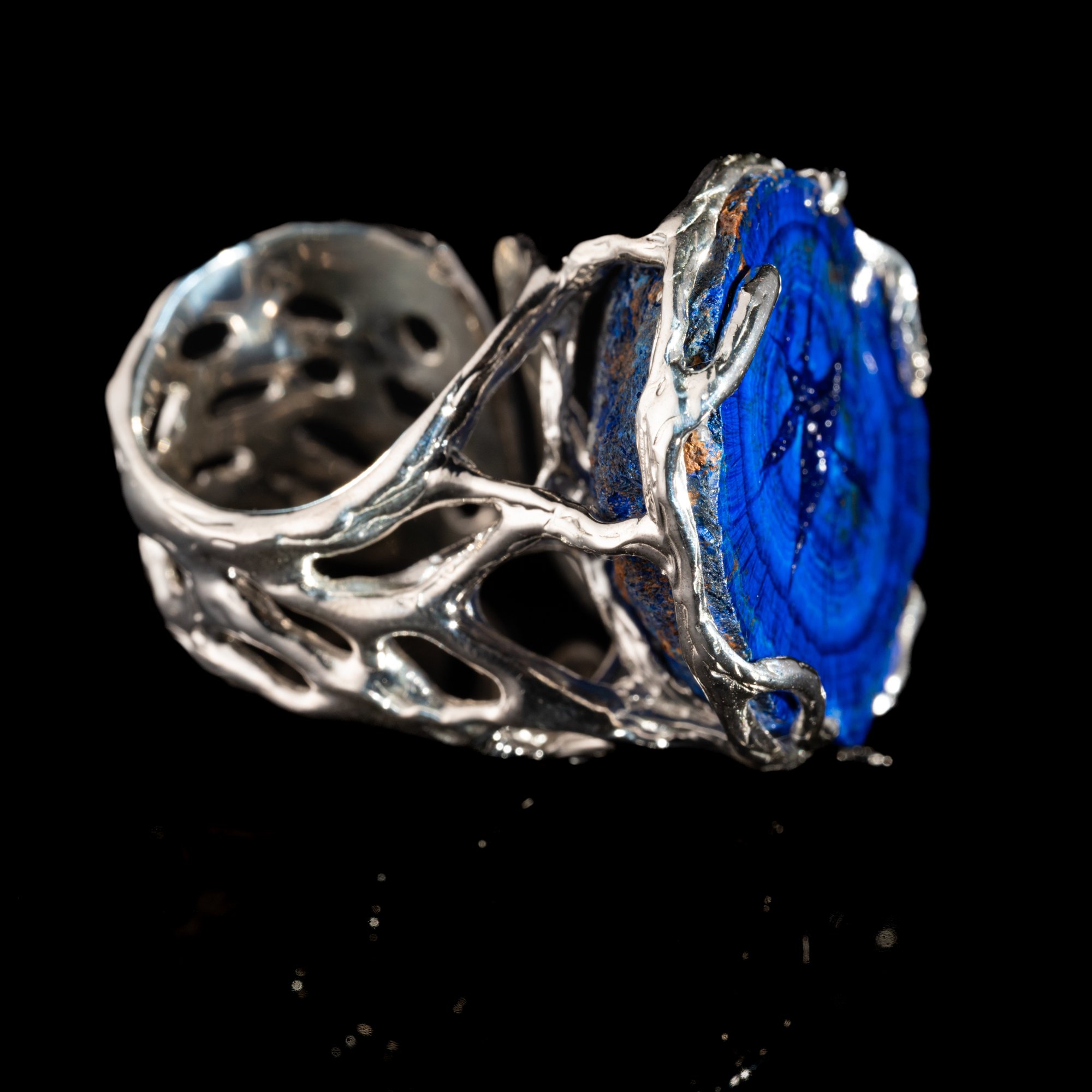 Каблучка з азуритом - зображення 3